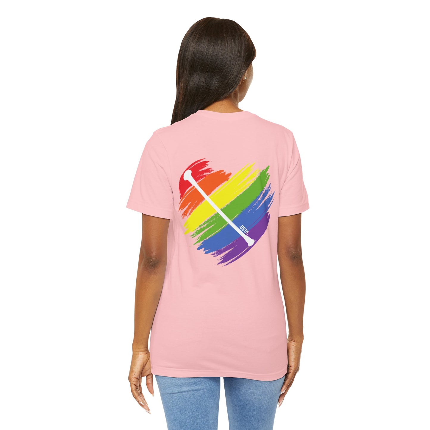 Rainbow Heart | Unisex Short Sleeve Tee