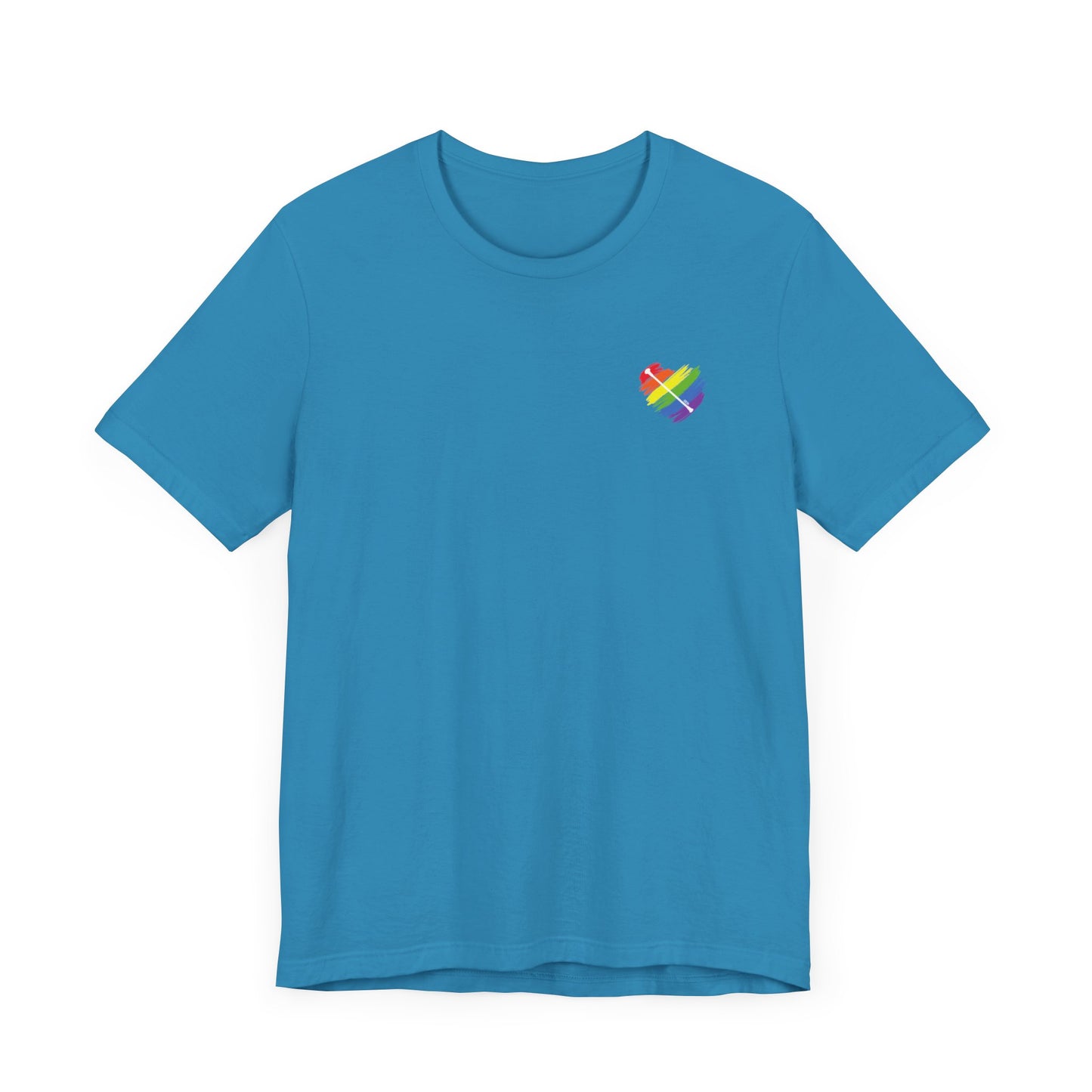 Rainbow Heart | Unisex Short Sleeve Tee