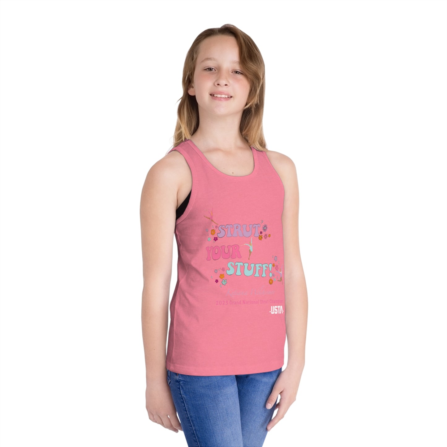 Katiana Welsheimer "Strut Your Stuff"  Kid's Tank Top