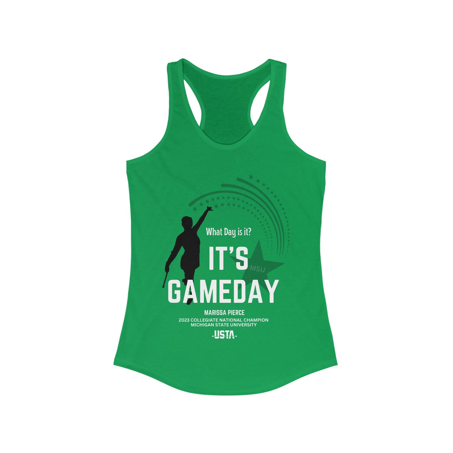 Marissa Pierce "Game Day" Women's Ideal Racerback Tank