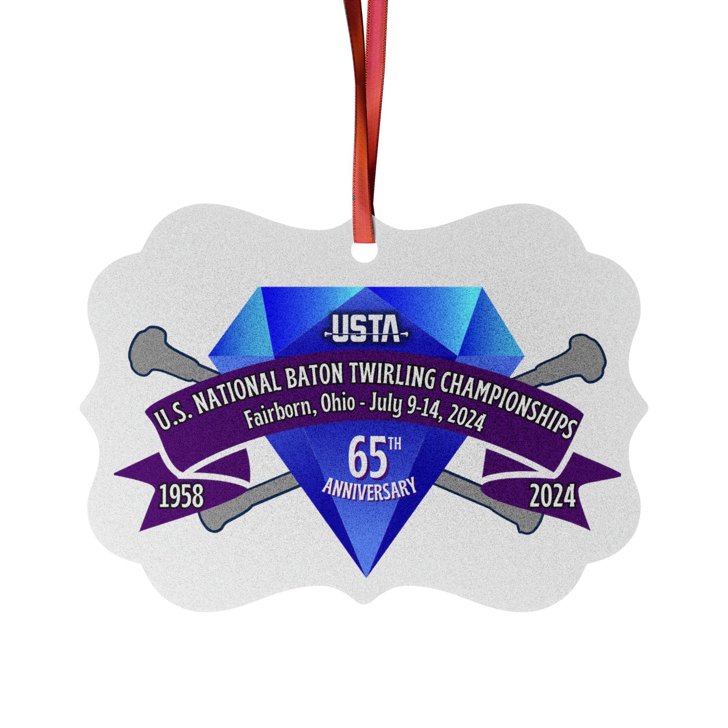 2024 U.S. National Baton Twirling Championships Ornament