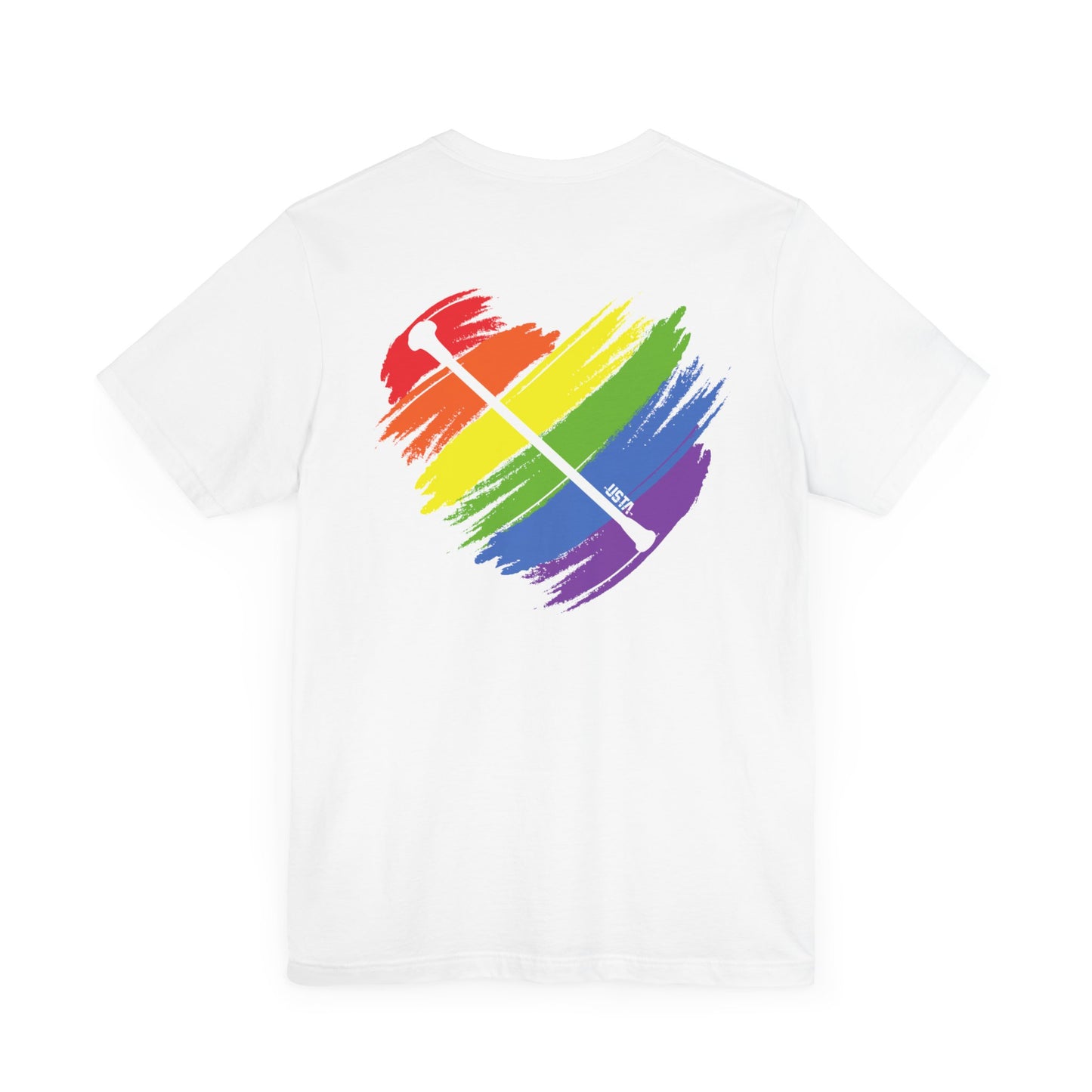 Rainbow Heart | Unisex Short Sleeve Tee