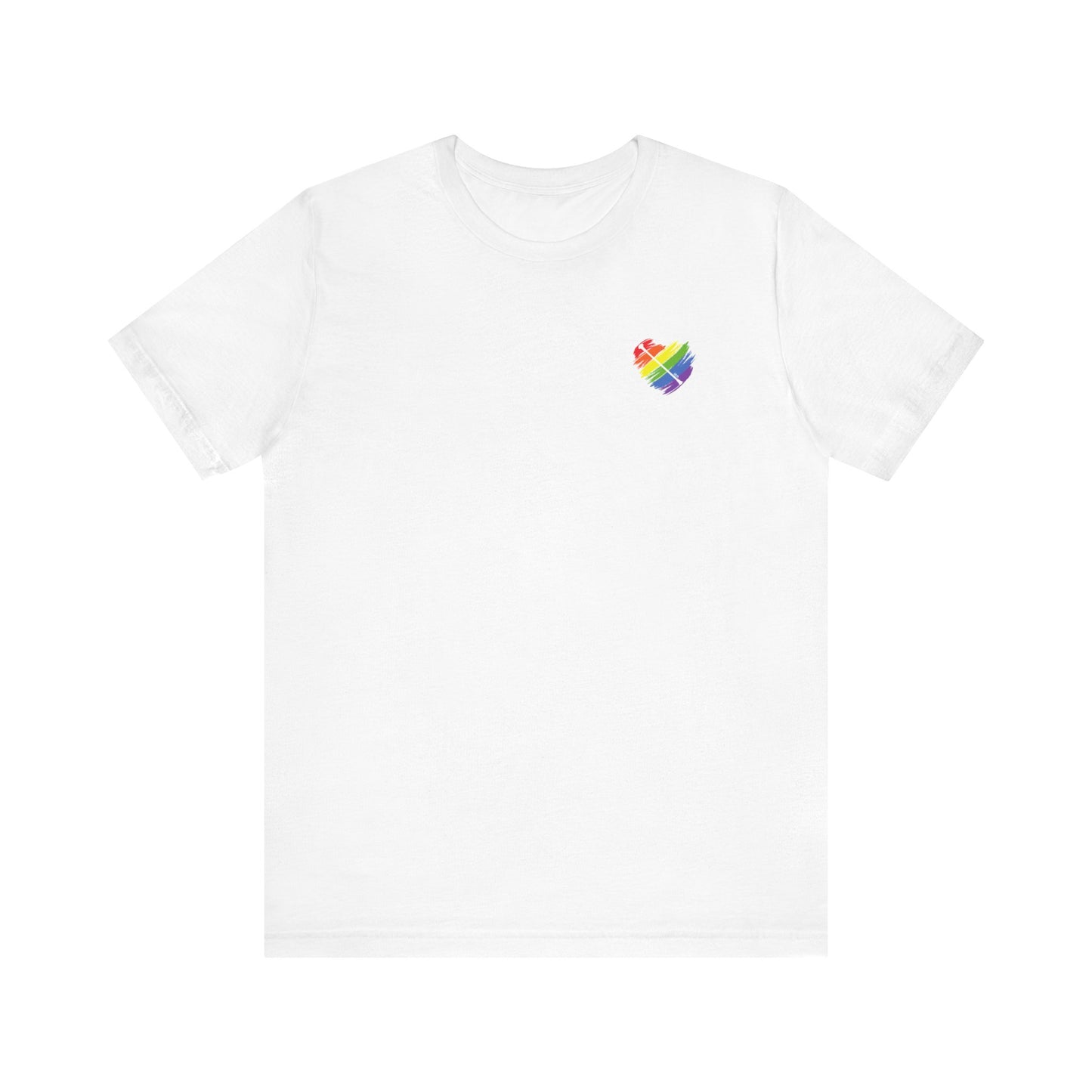 Rainbow Heart | Unisex Short Sleeve Tee