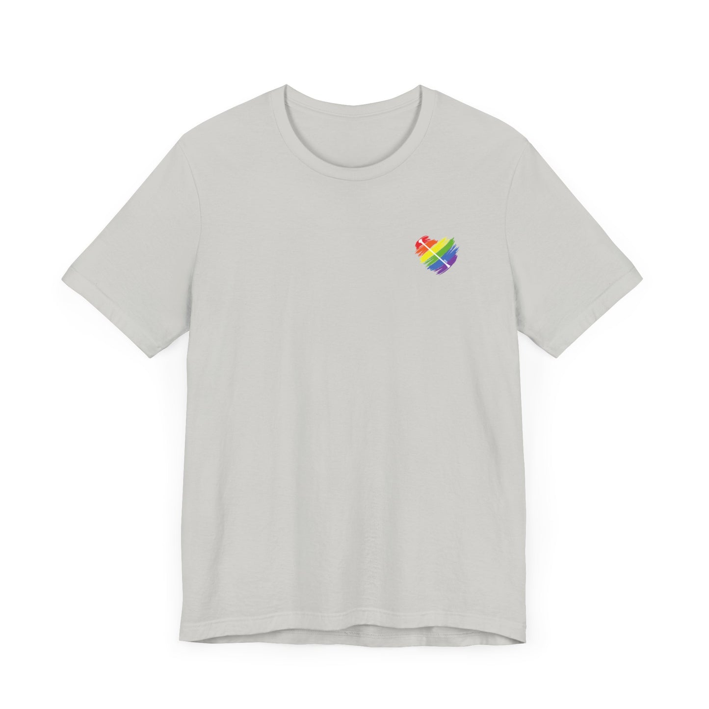 Rainbow Heart | Unisex Short Sleeve Tee