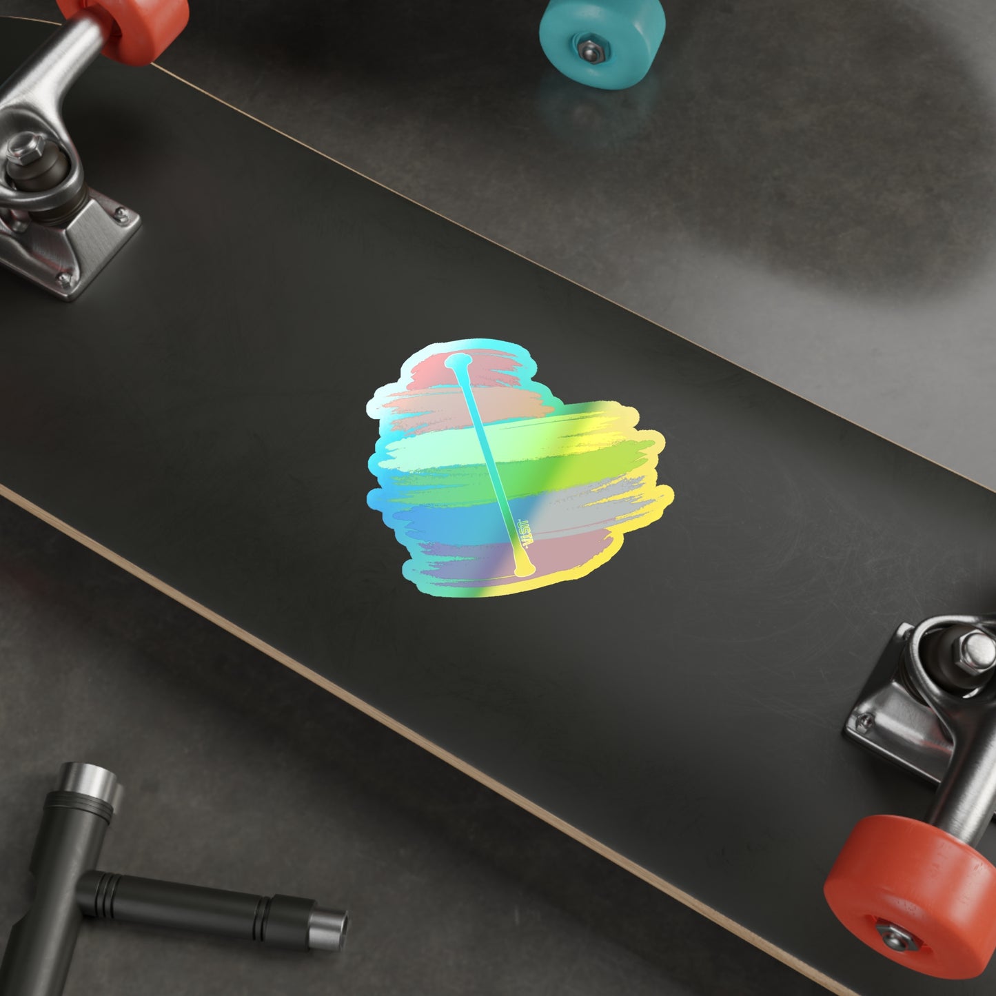 Rainbow | Holographic Die-cut Stickers