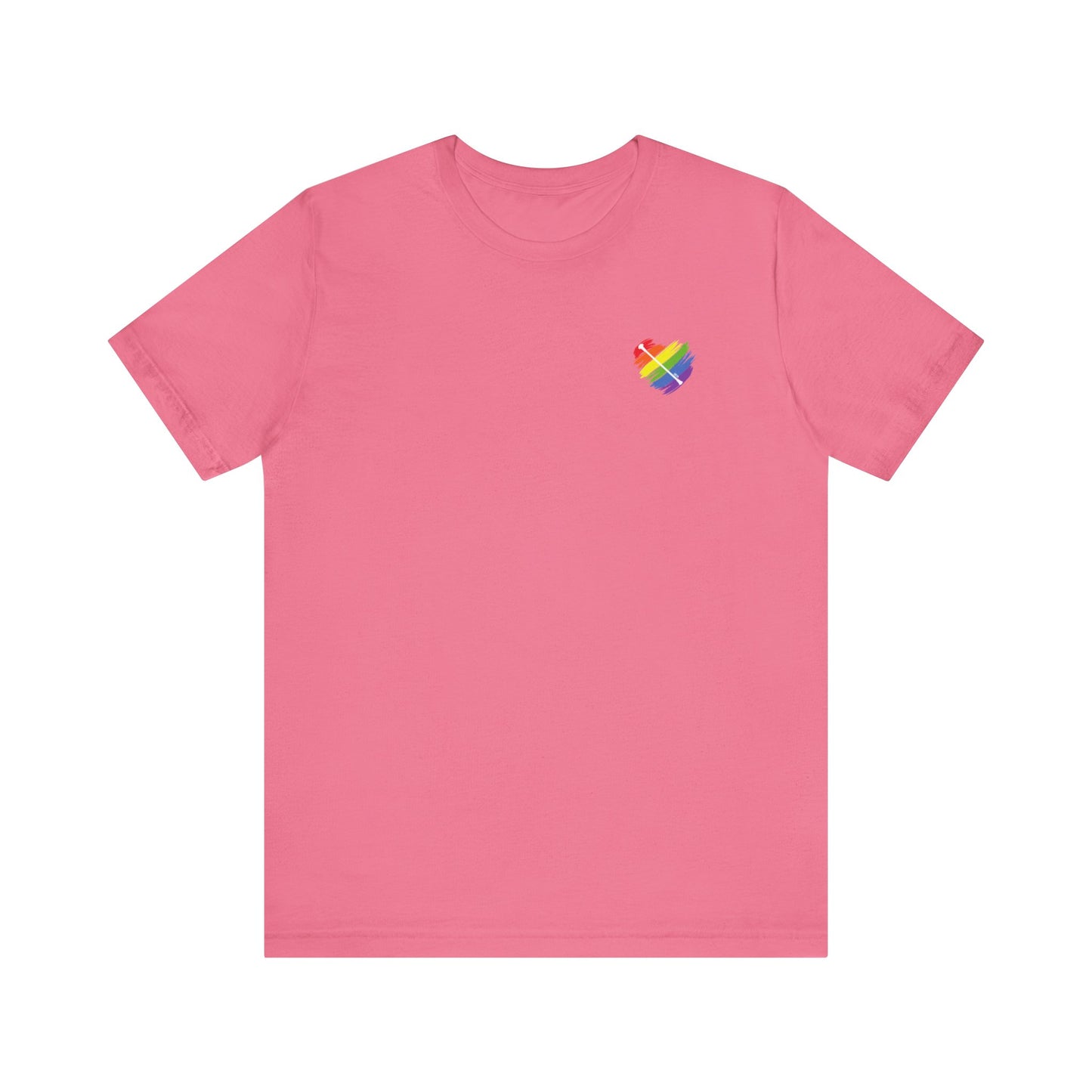 Rainbow Heart | Unisex Short Sleeve Tee