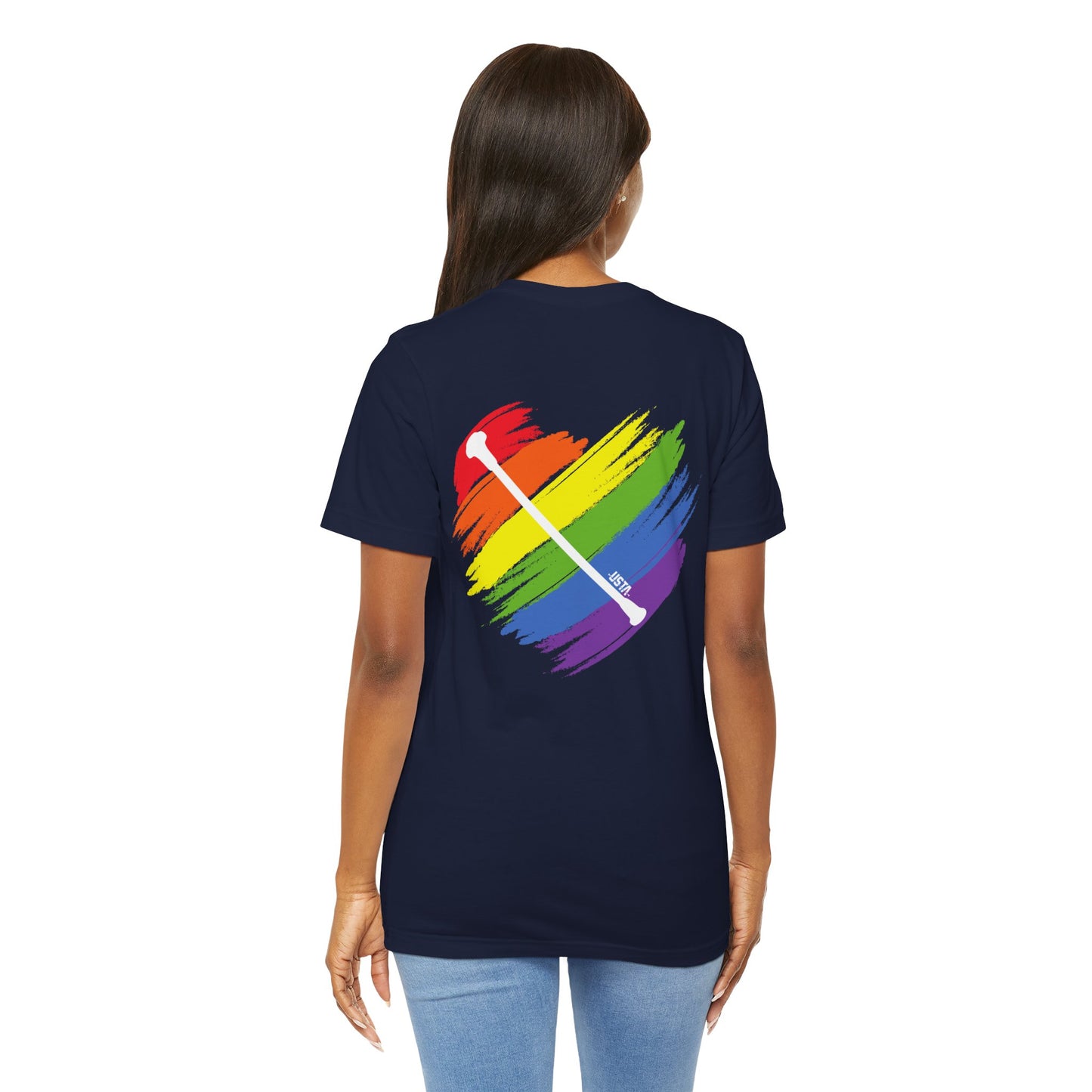 Rainbow Heart | Unisex Short Sleeve Tee