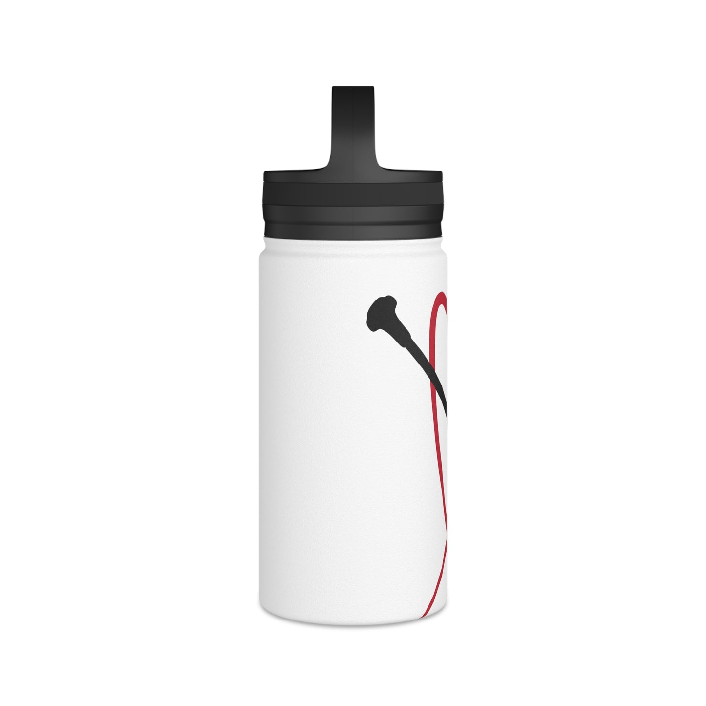 Stainless Steel Water Bottle, Handle Lid