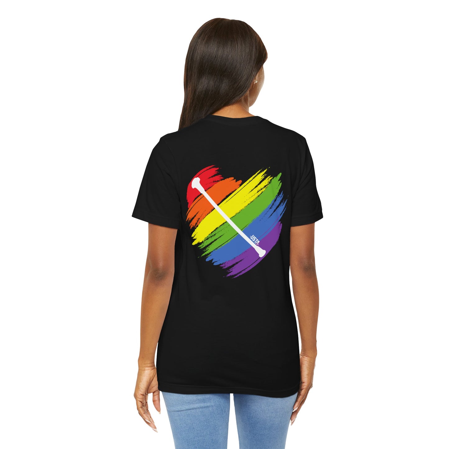 Rainbow Heart | Unisex Short Sleeve Tee