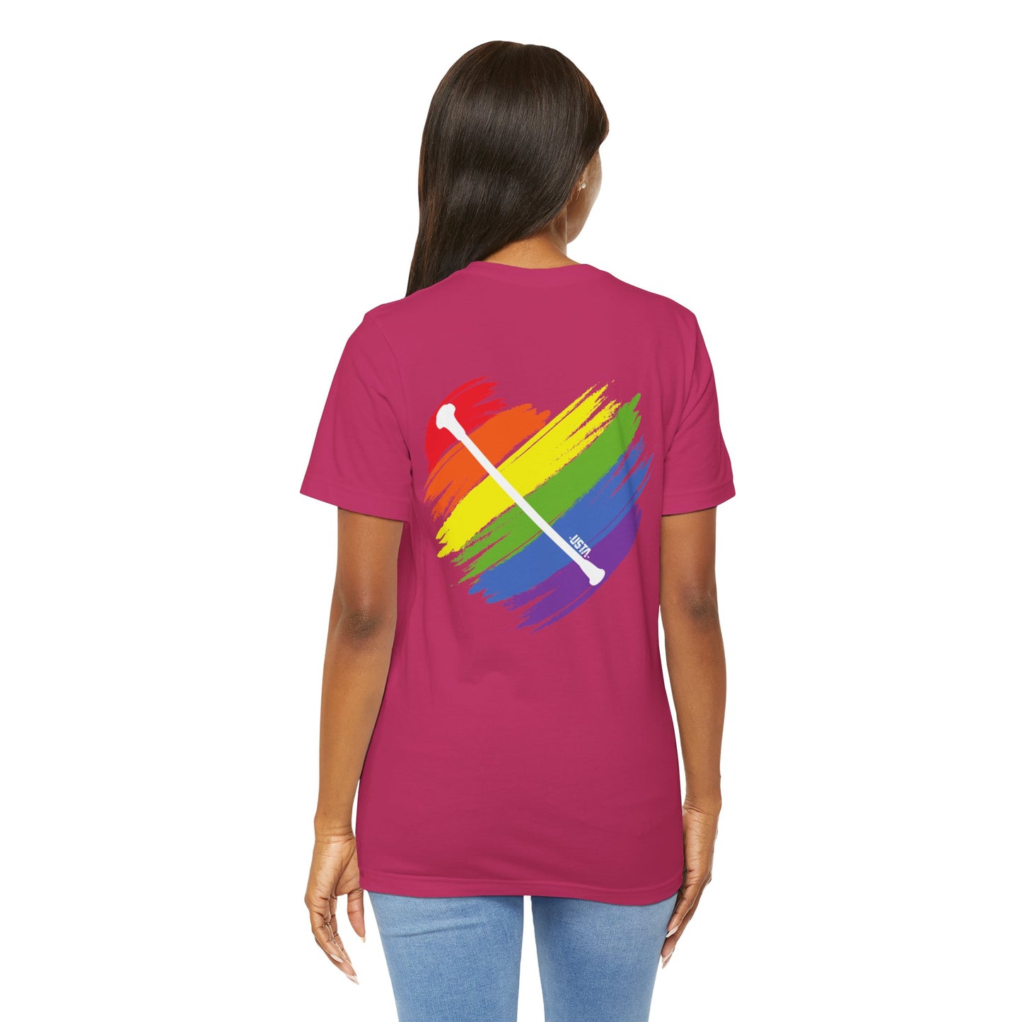 Rainbow Heart | Unisex Short Sleeve Tee