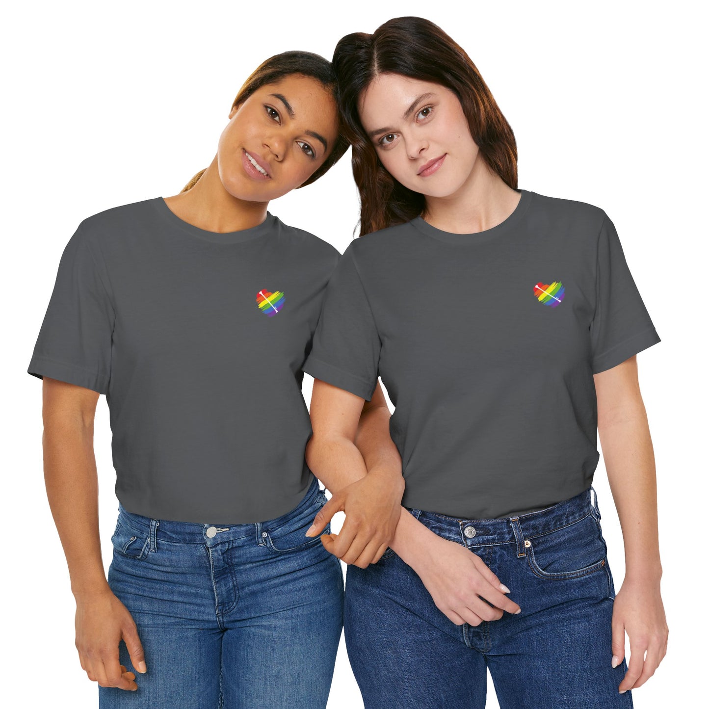 Rainbow Heart | Unisex Short Sleeve Tee