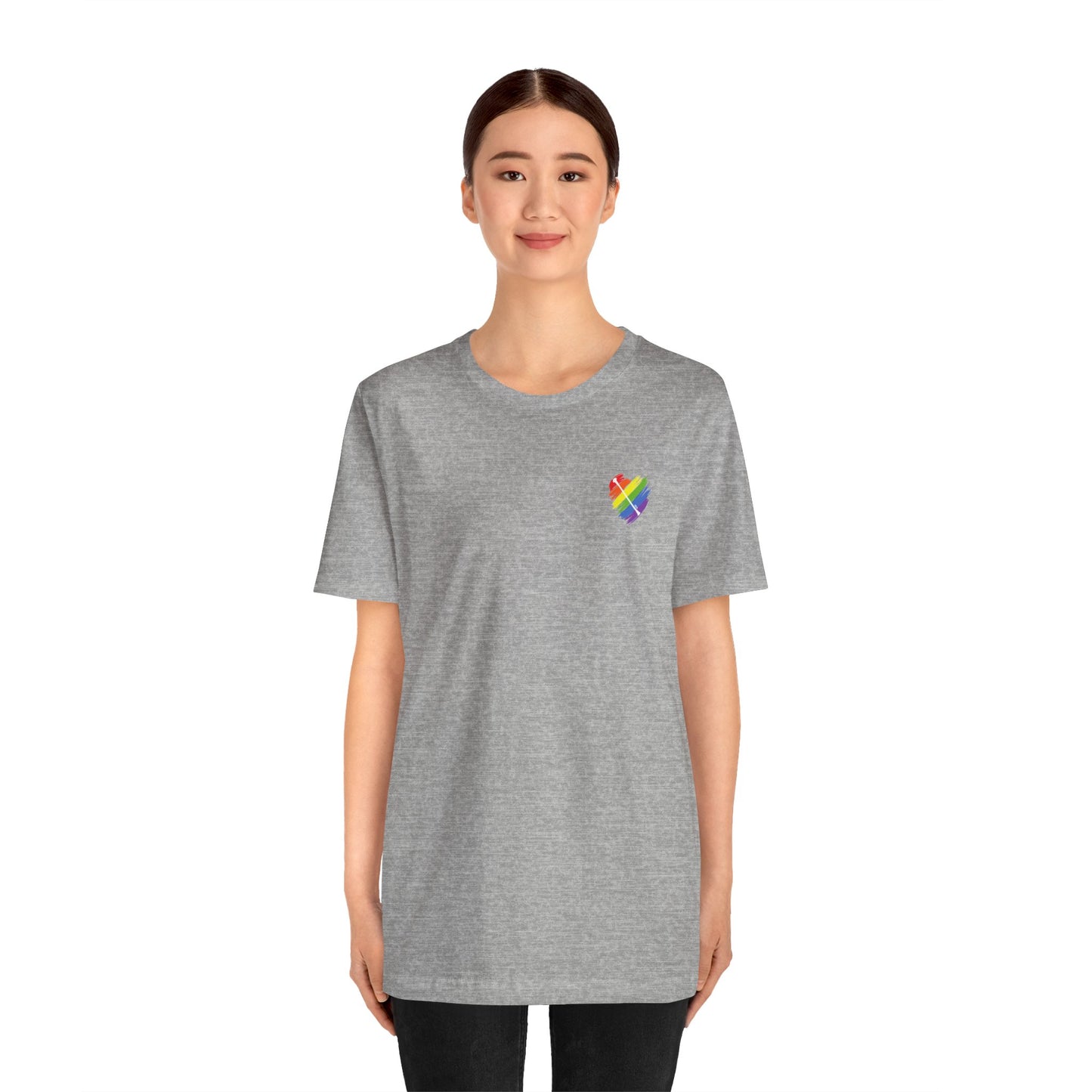 Rainbow Heart | Unisex Short Sleeve Tee