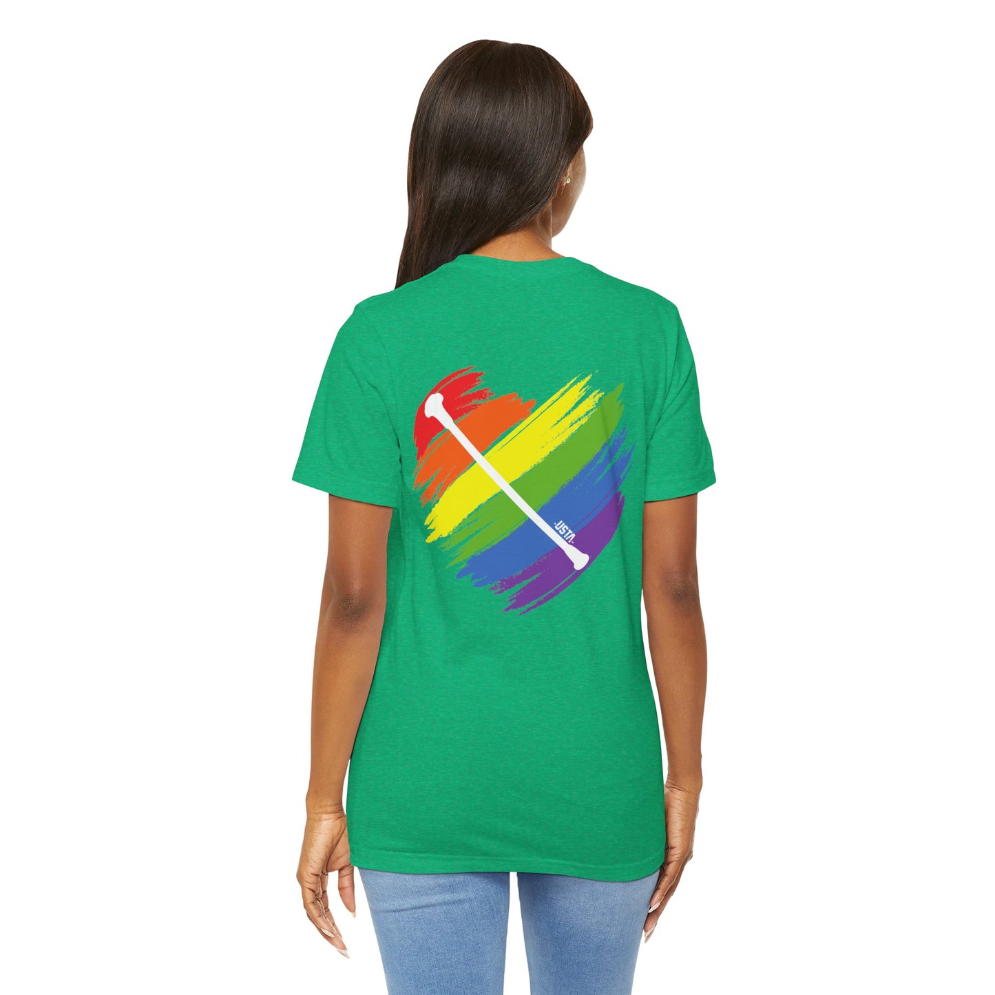 Rainbow Heart | Unisex Short Sleeve Tee