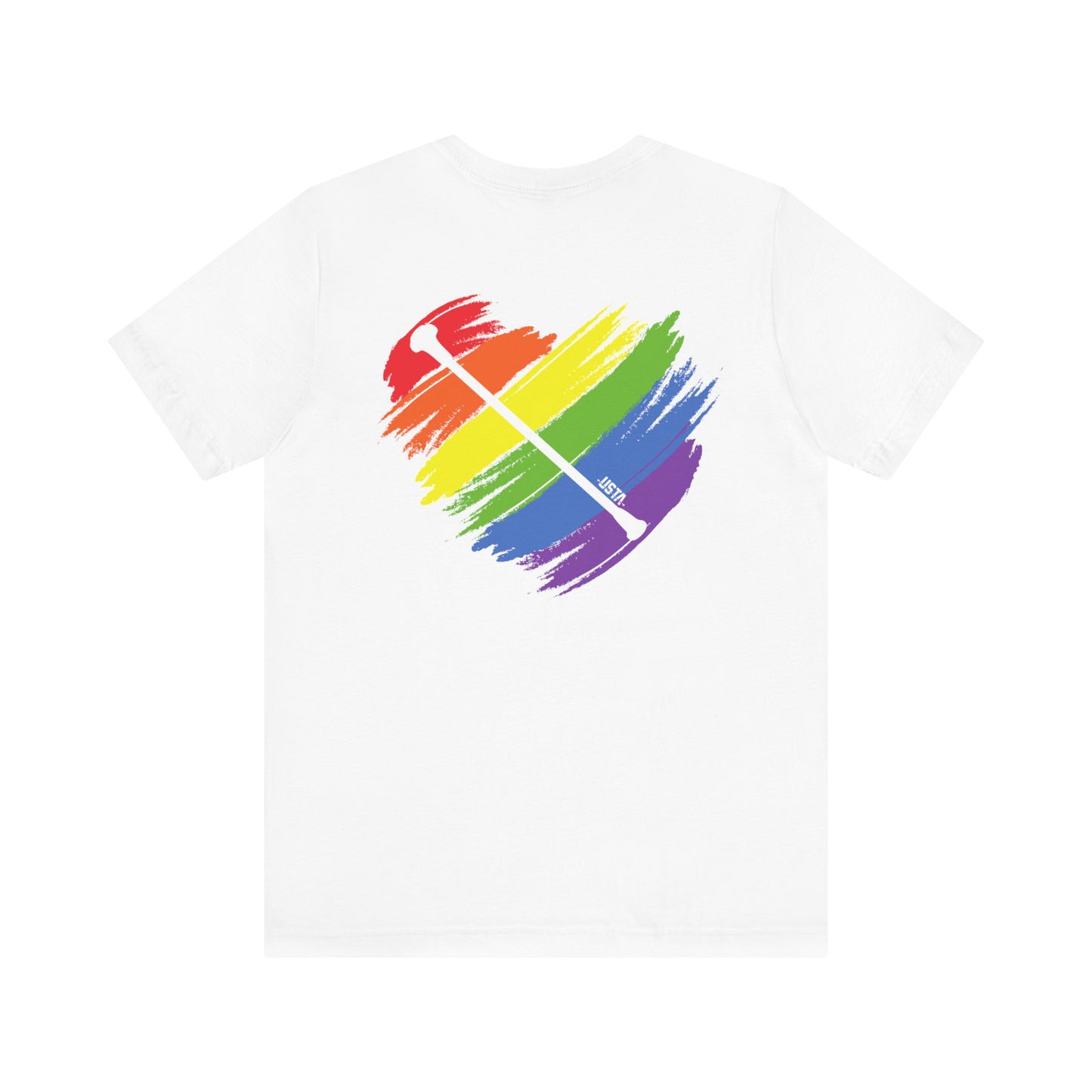 Rainbow Heart | Unisex Short Sleeve Tee