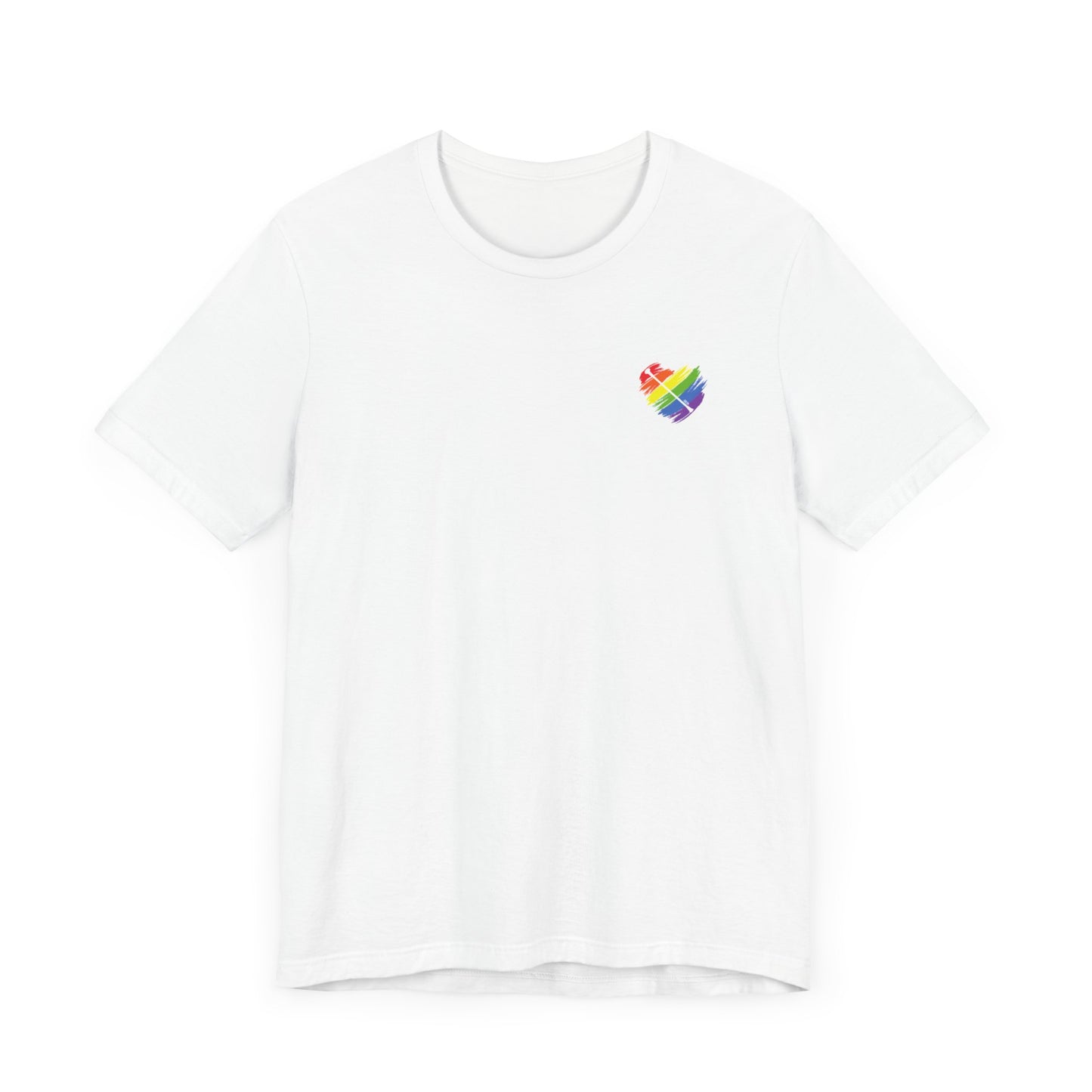 Rainbow Heart | Unisex Short Sleeve Tee