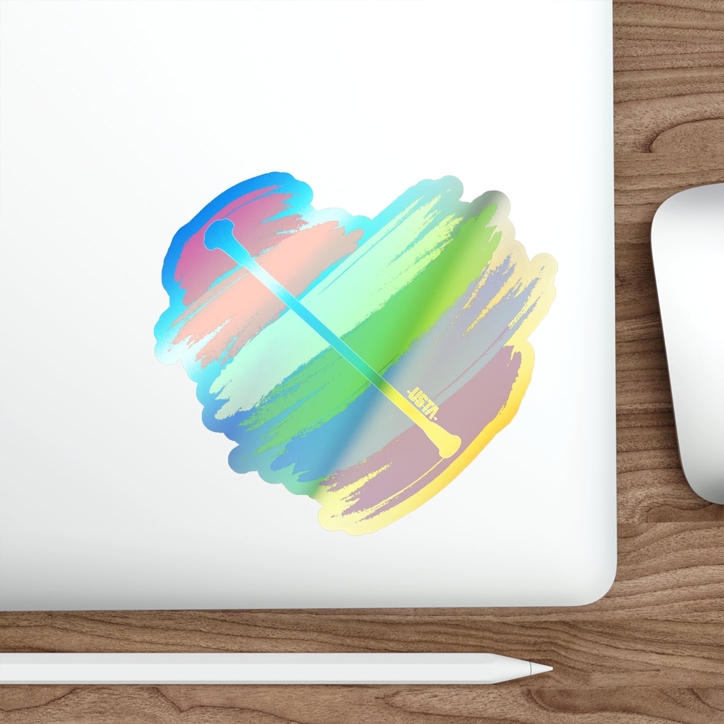 Rainbow | Holographic Die-cut Stickers