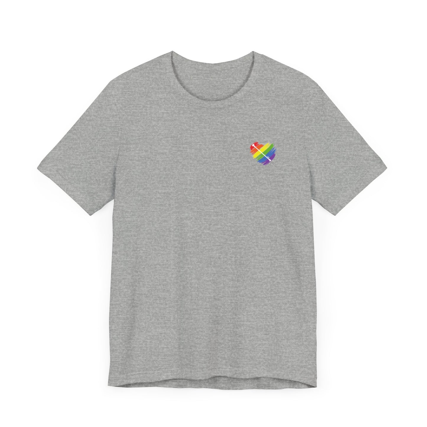 Rainbow Heart | Unisex Short Sleeve Tee