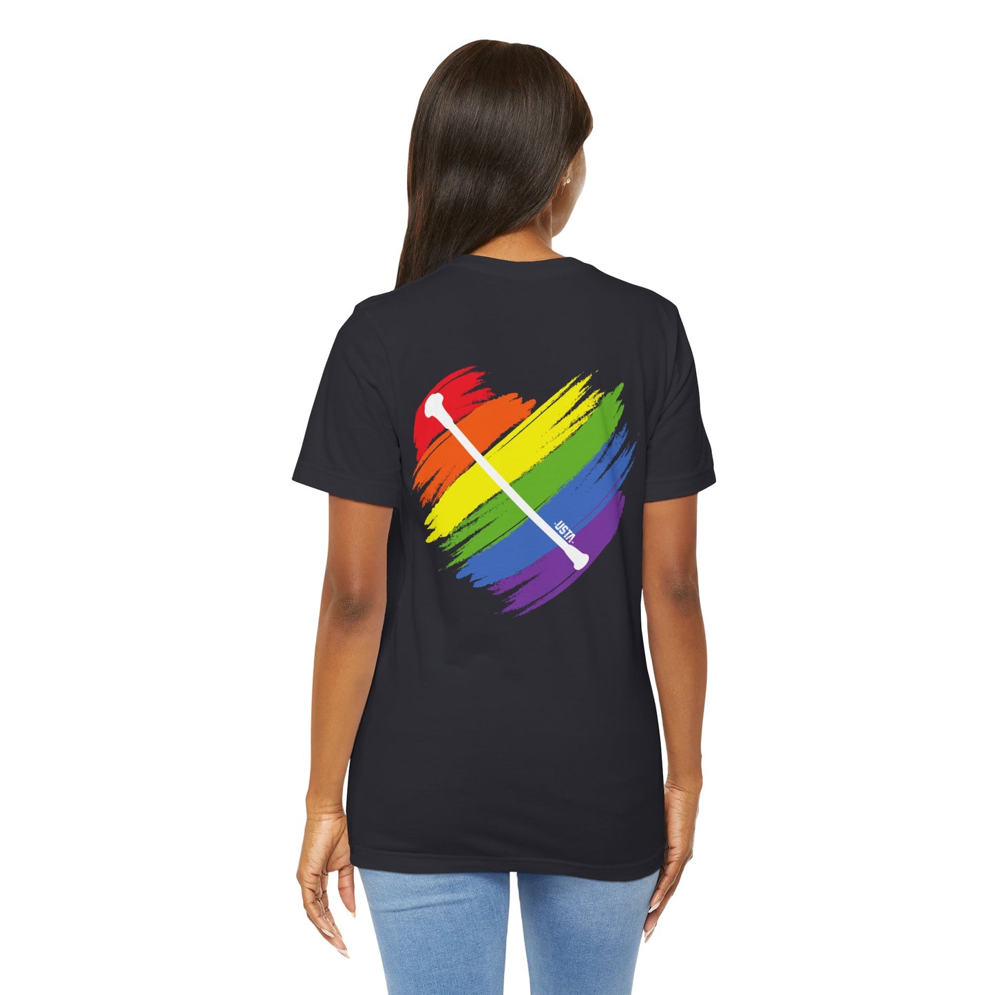 Rainbow Heart | Unisex Short Sleeve Tee