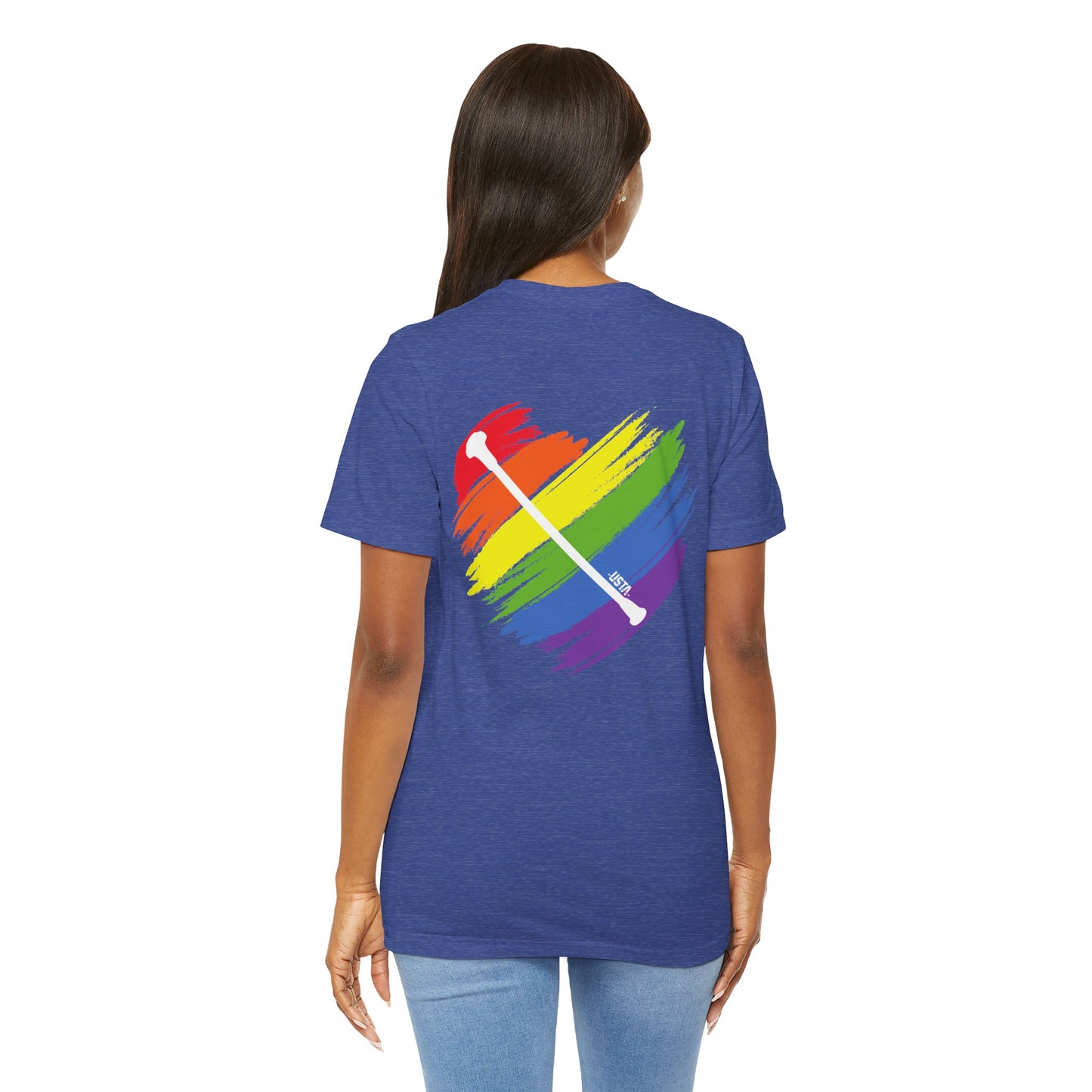 Rainbow Heart | Unisex Short Sleeve Tee