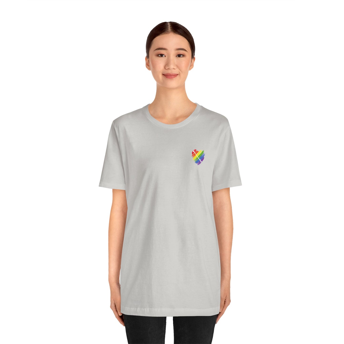 Rainbow Heart | Unisex Short Sleeve Tee