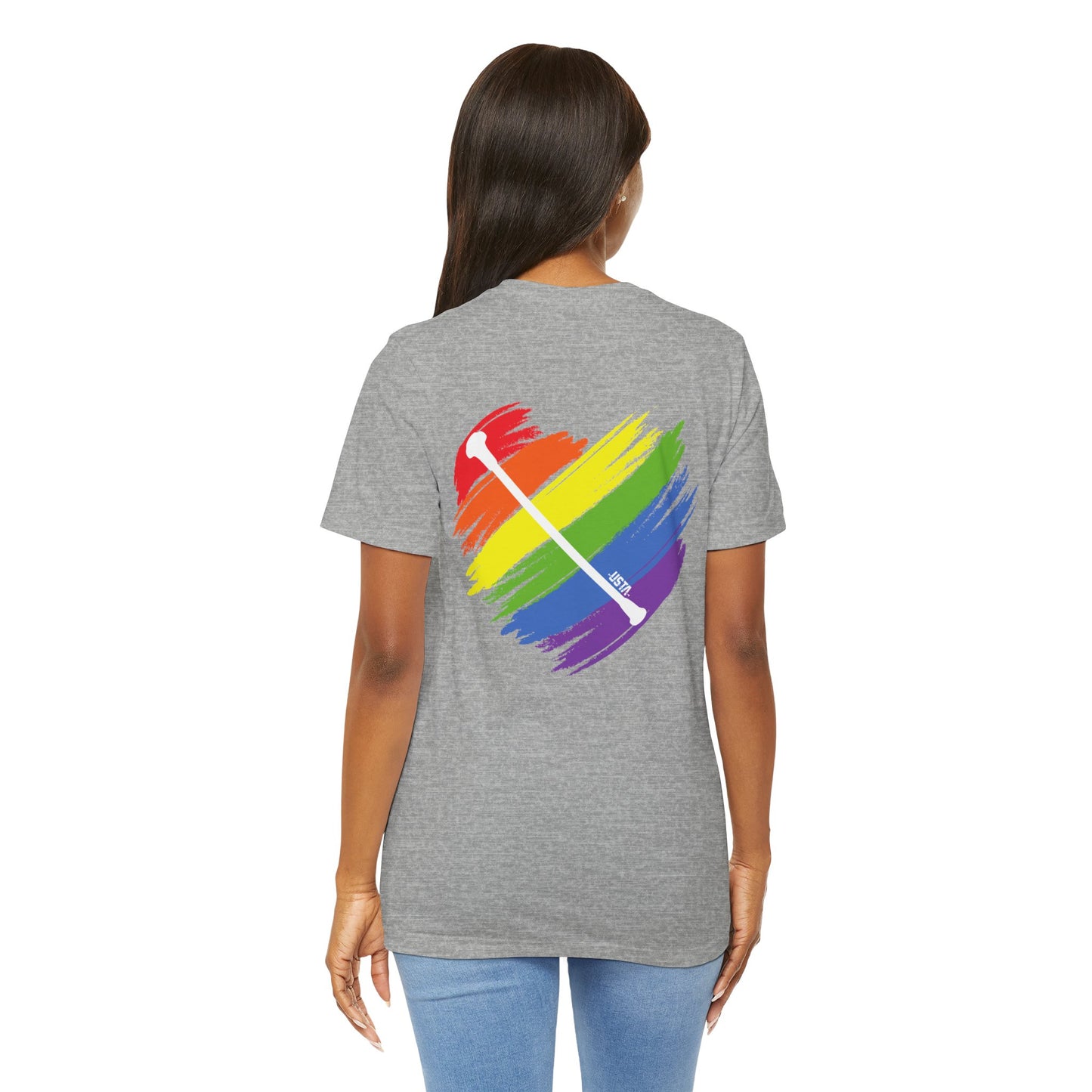 Rainbow Heart | Unisex Short Sleeve Tee