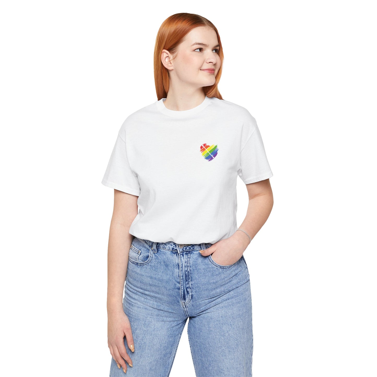 Rainbow Heart | Unisex Short Sleeve Tee