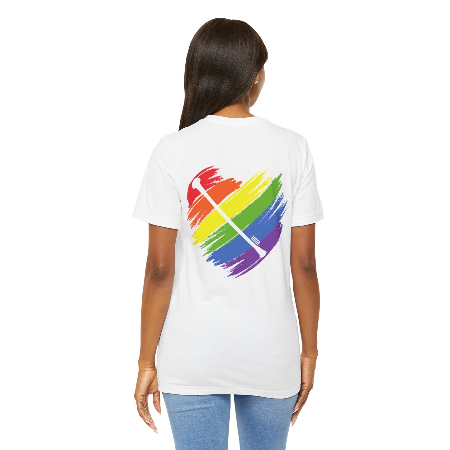 Rainbow Heart | Unisex Short Sleeve Tee