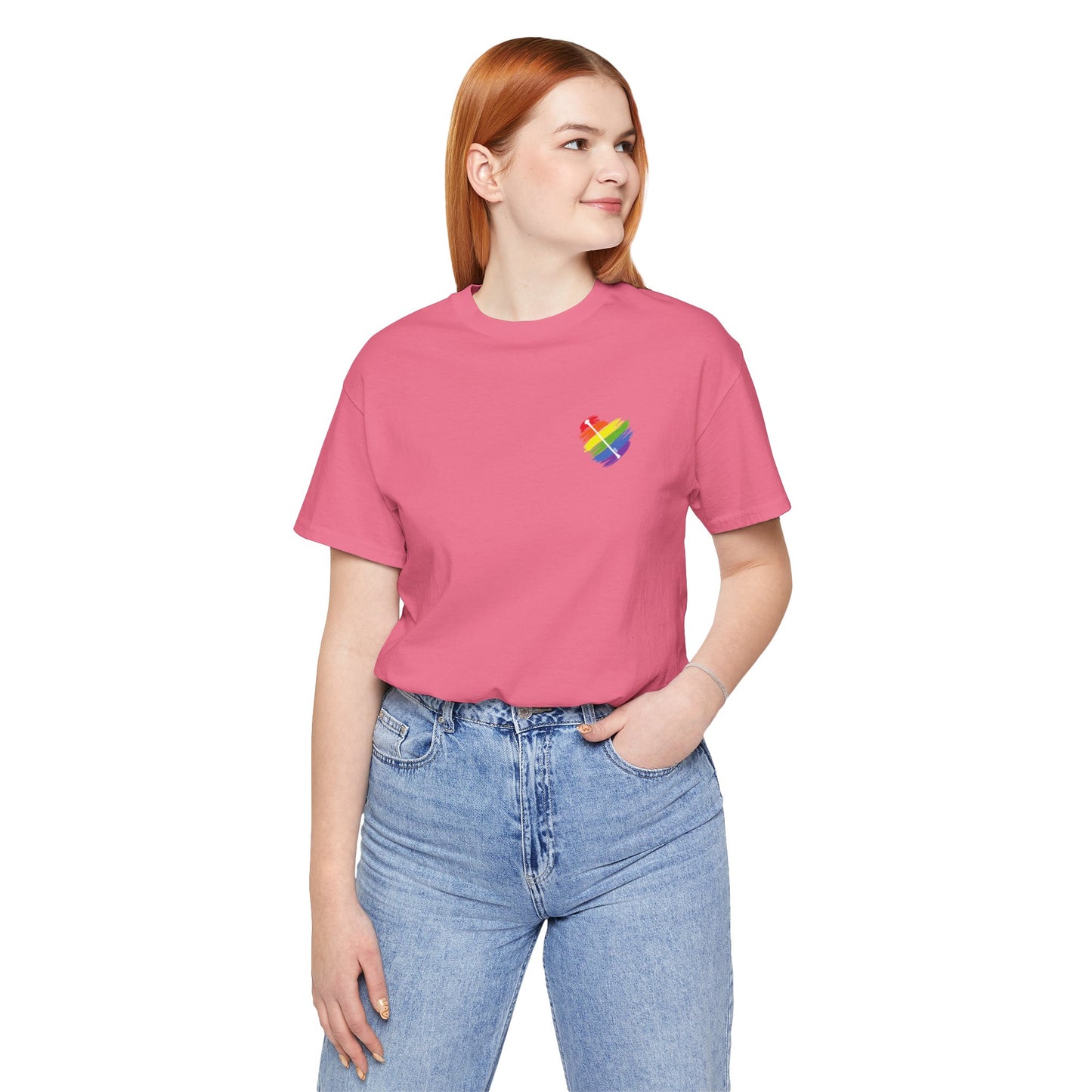 Rainbow Heart | Unisex Short Sleeve Tee