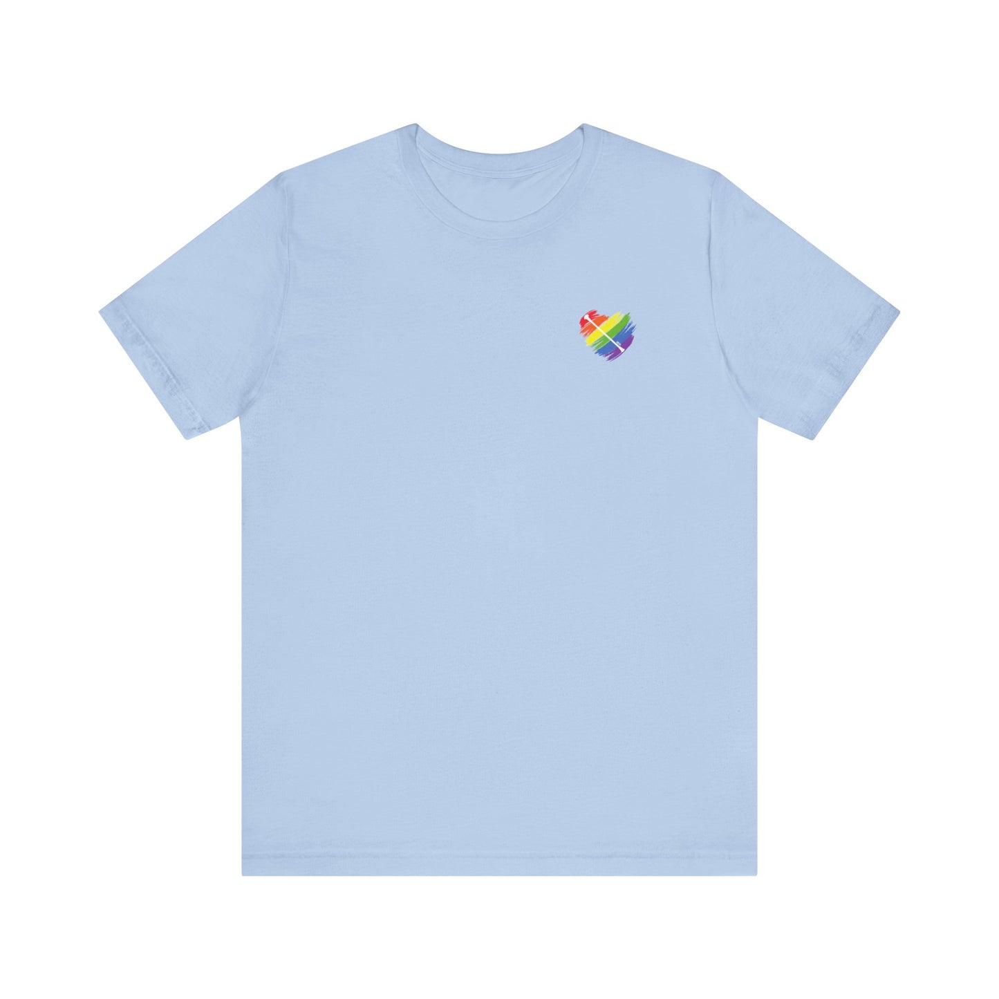 Rainbow Heart | Unisex Short Sleeve Tee