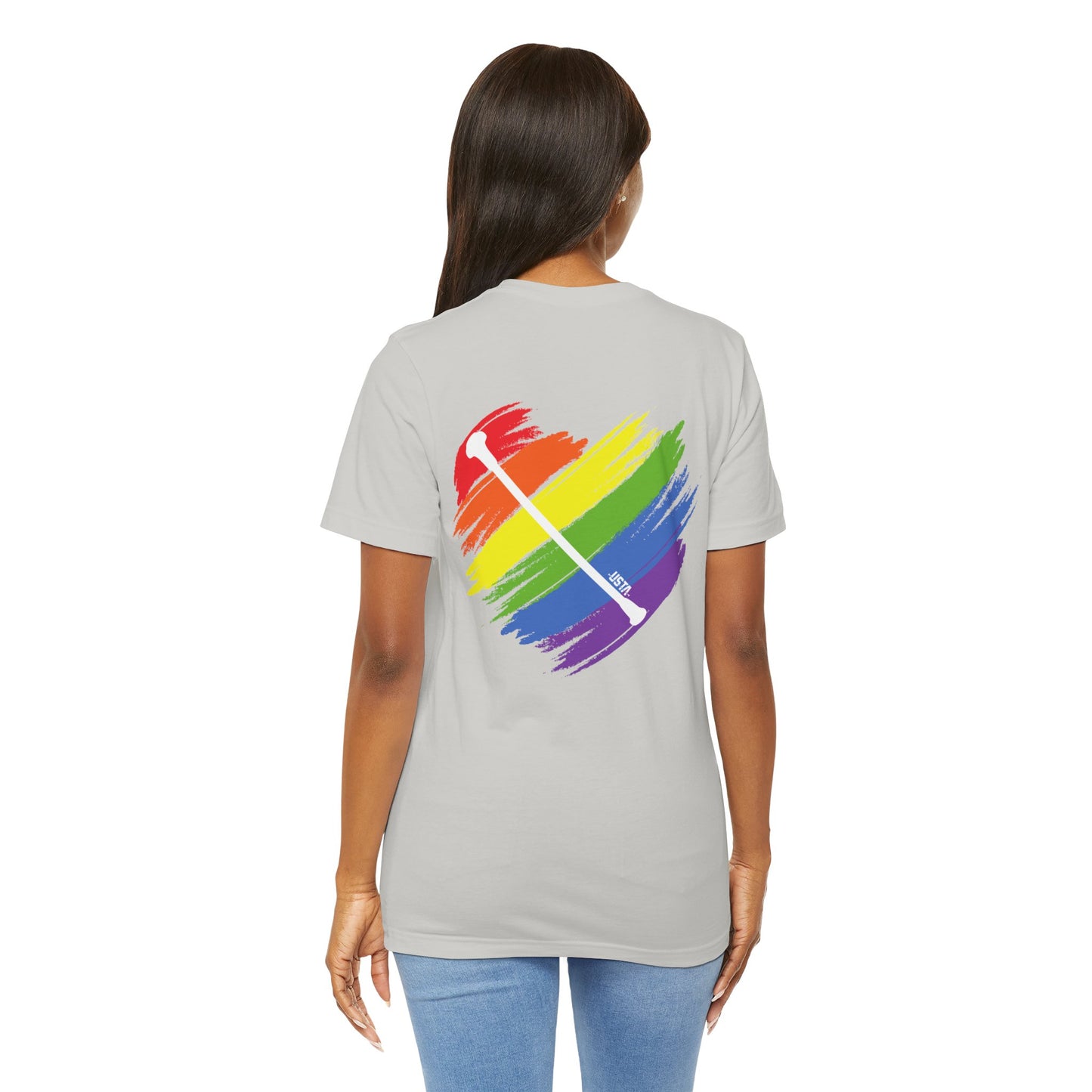 Rainbow Heart | Unisex Short Sleeve Tee