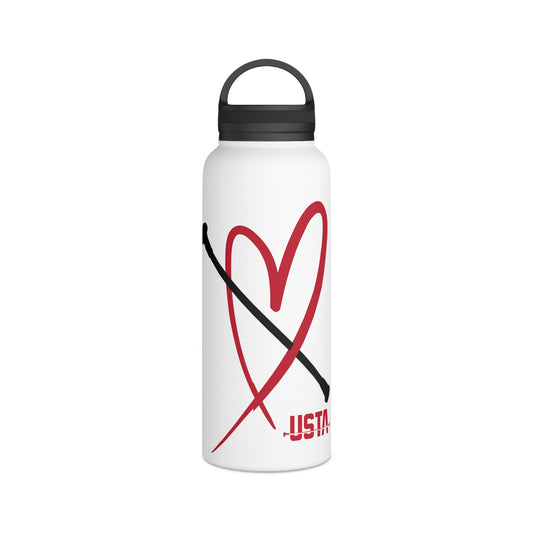 Stainless Steel Water Bottle, Handle Lid