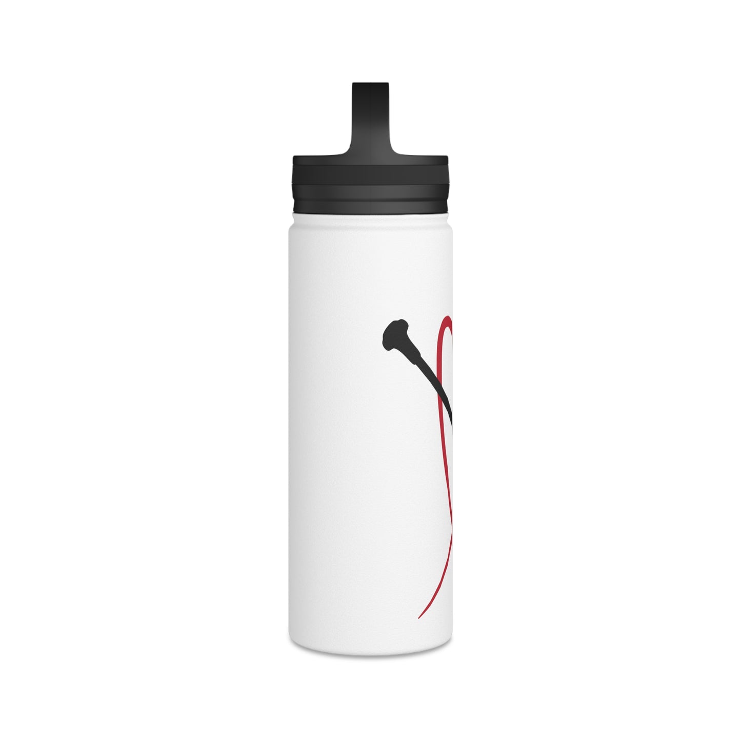 Stainless Steel Water Bottle, Handle Lid