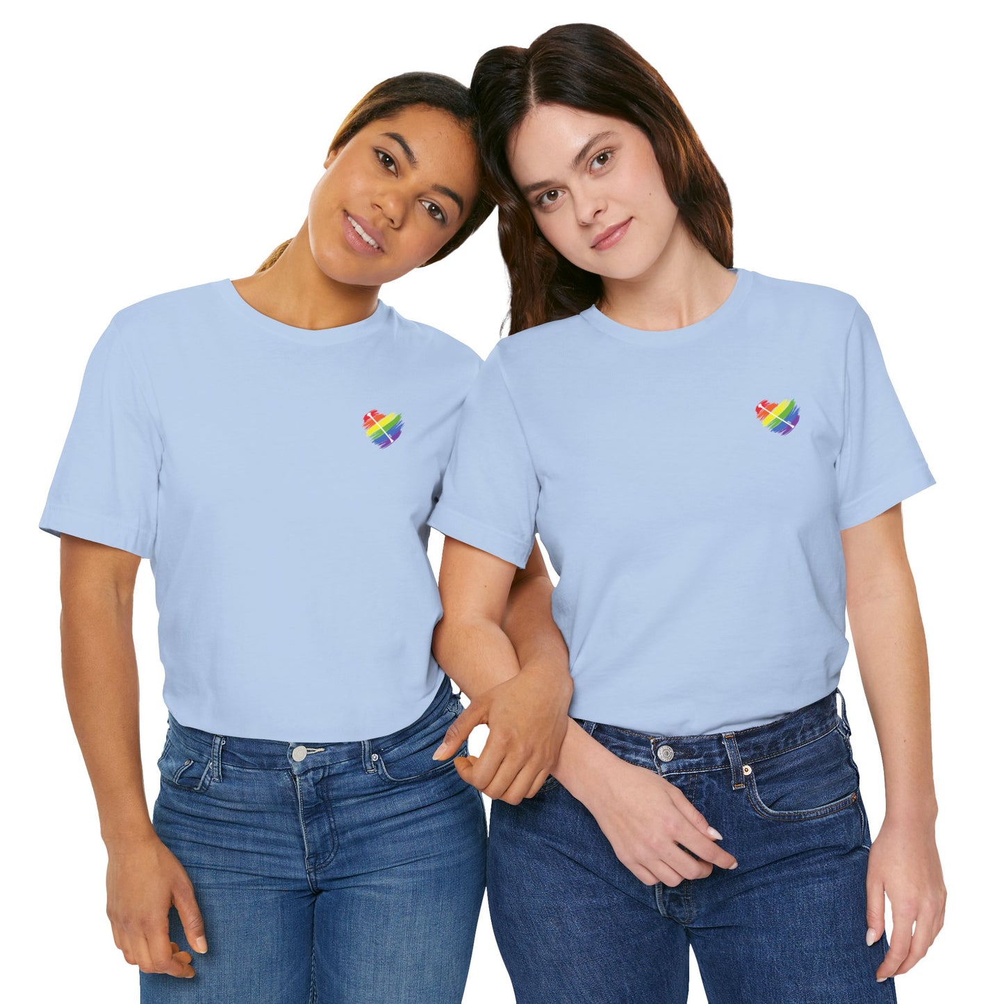 Rainbow Heart | Unisex Short Sleeve Tee