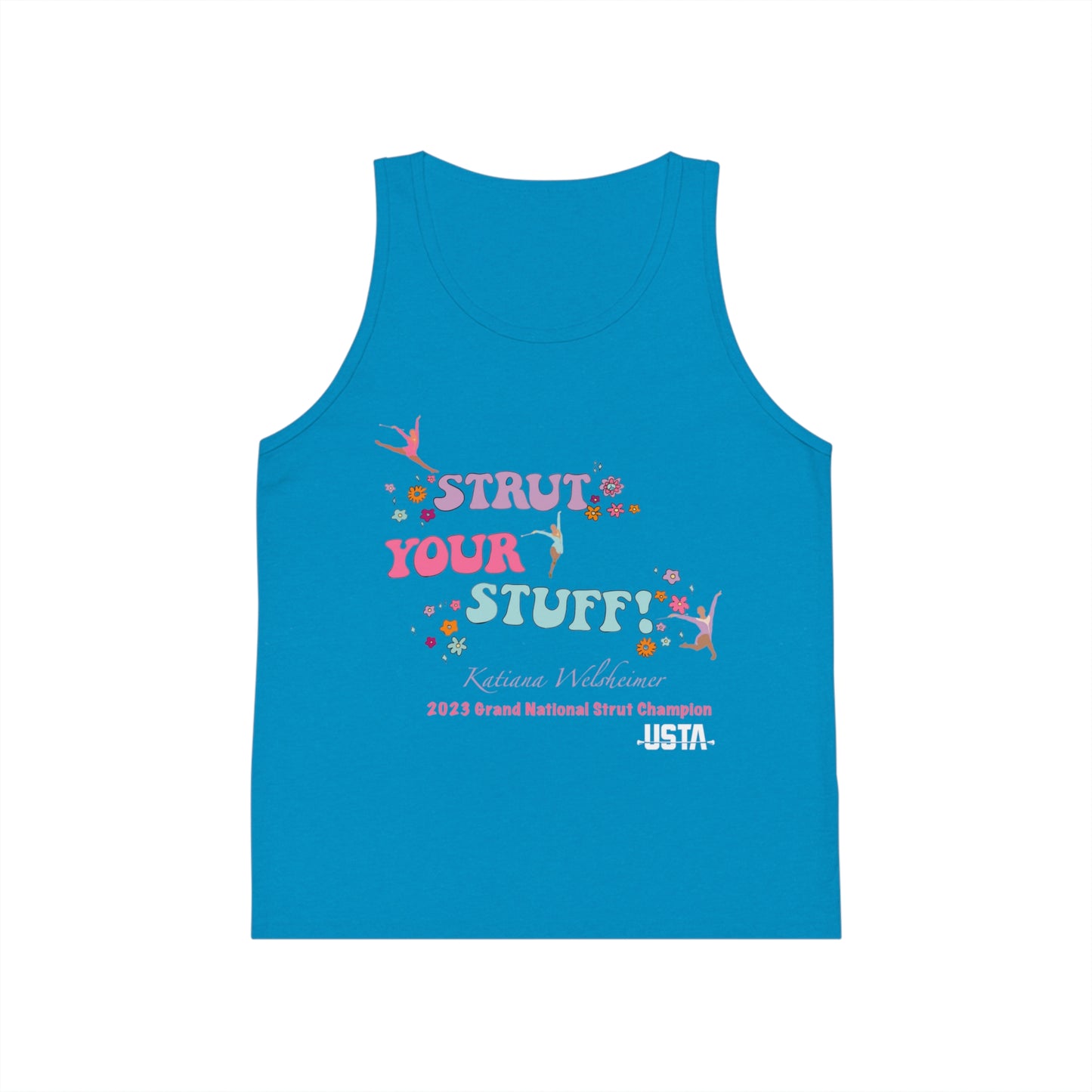 Katiana Welsheimer "Strut Your Stuff"  Kid's Tank Top