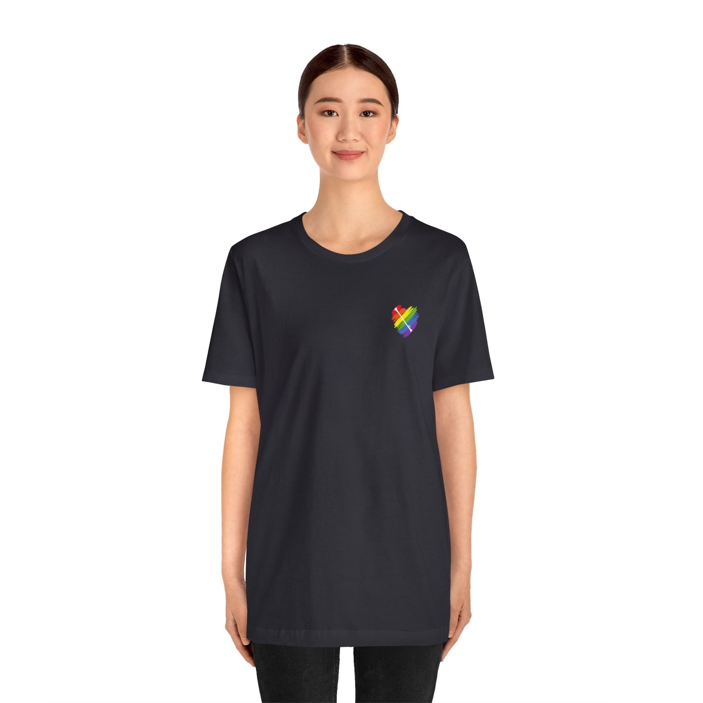 Rainbow Heart | Unisex Short Sleeve Tee