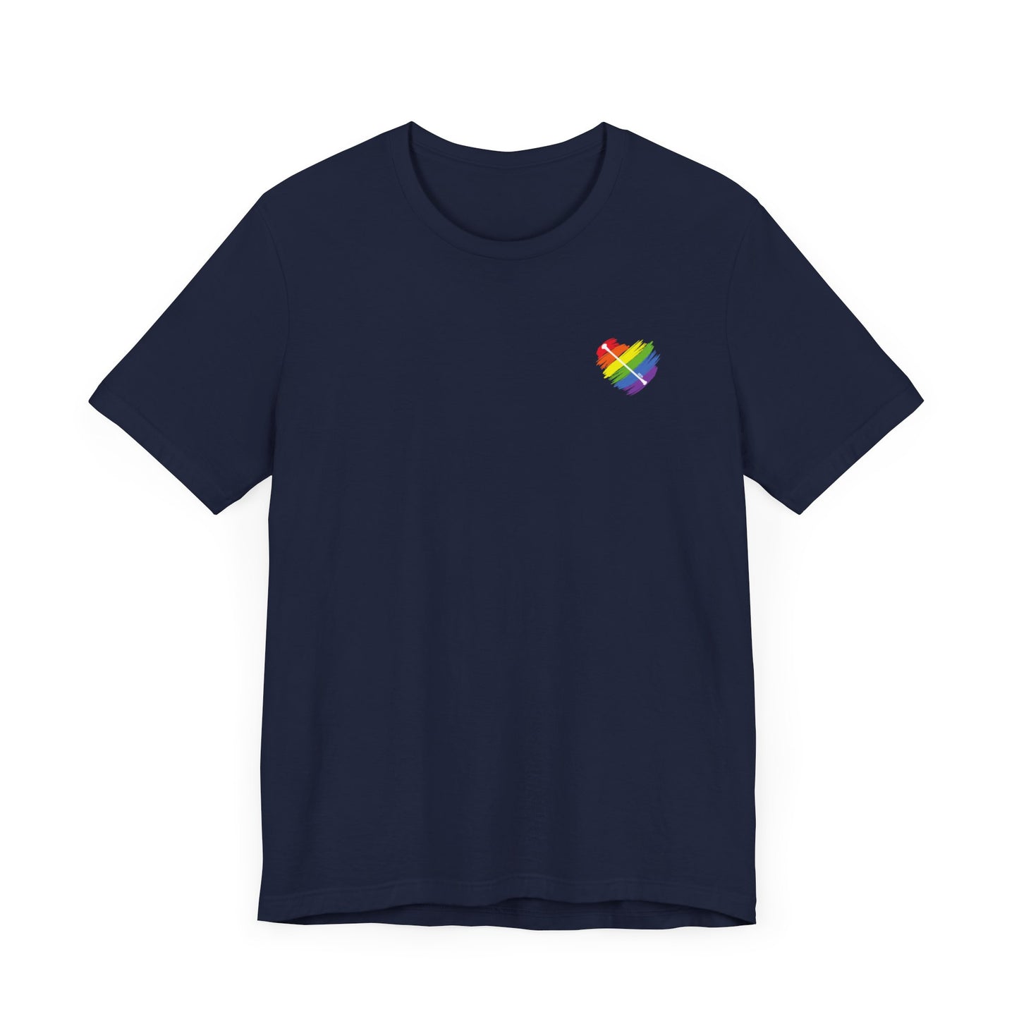 Rainbow Heart | Unisex Short Sleeve Tee