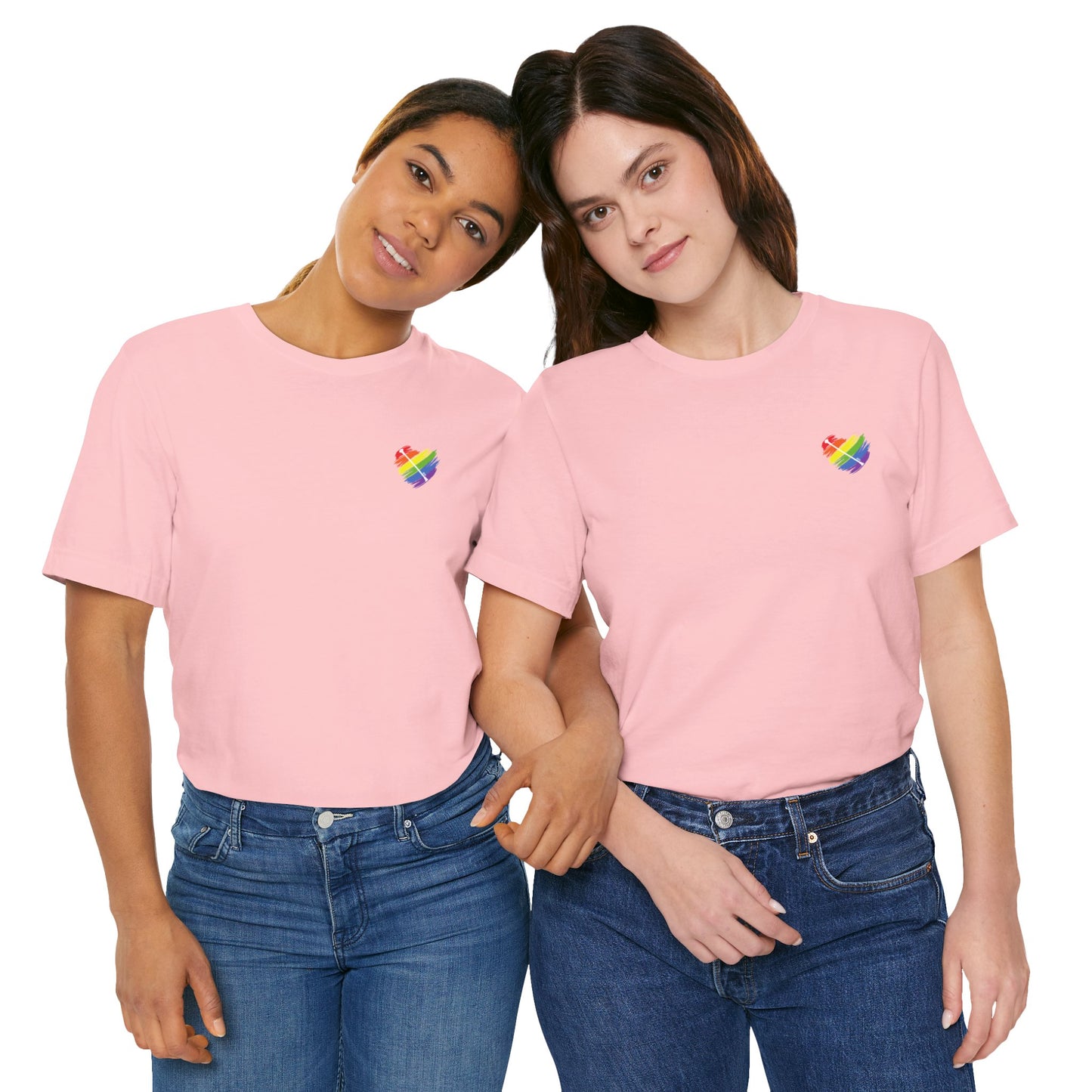 Rainbow Heart | Unisex Short Sleeve Tee