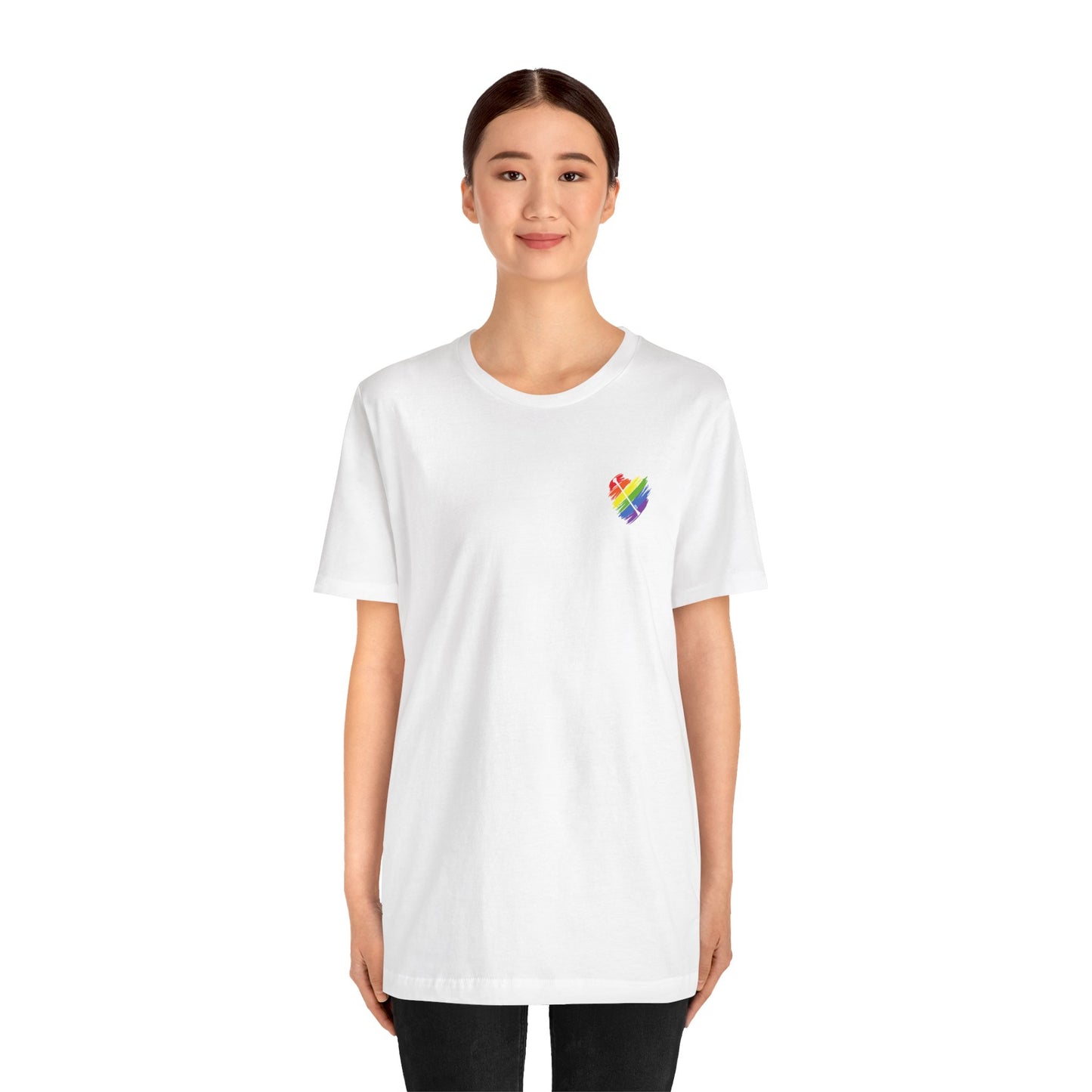 Rainbow Heart | Unisex Short Sleeve Tee