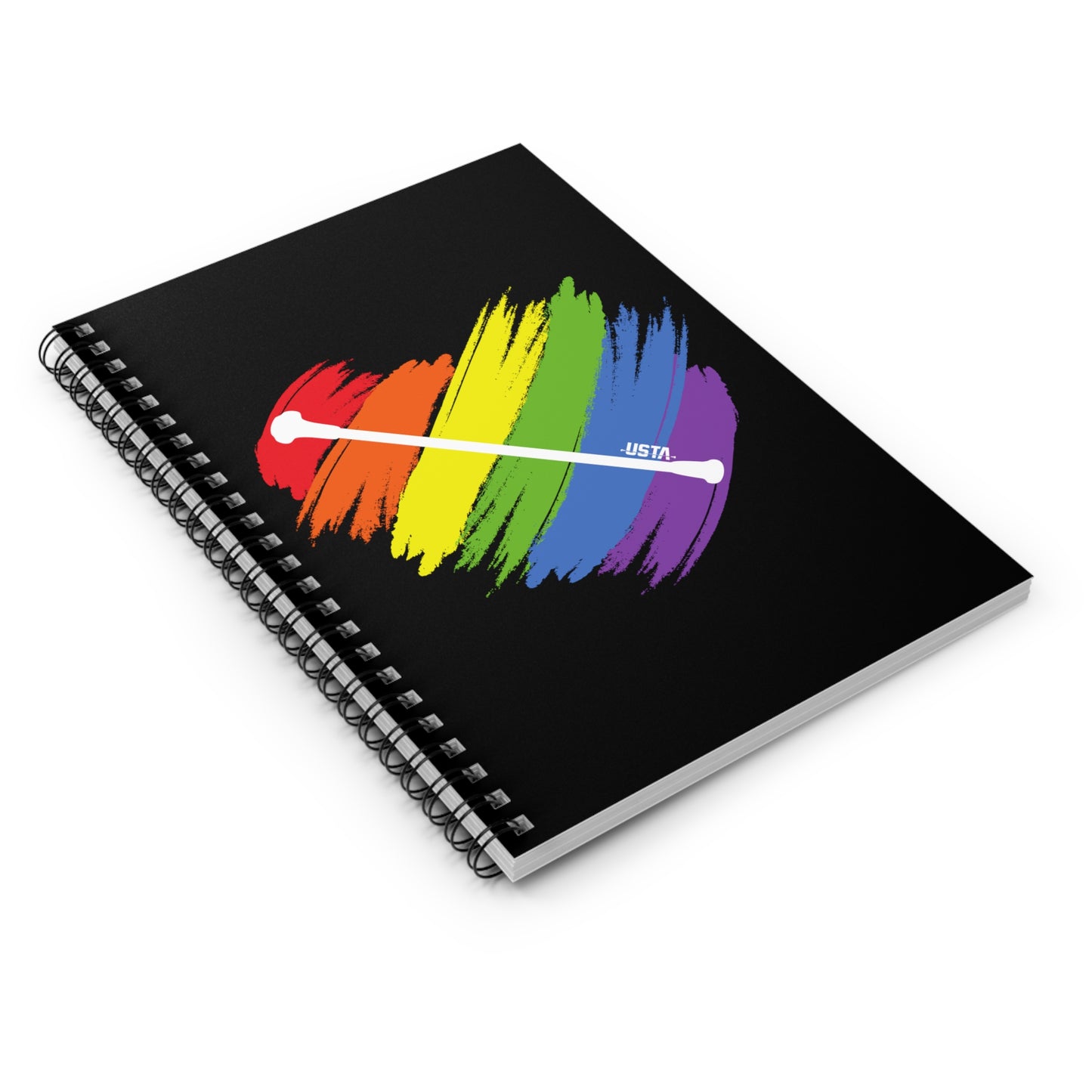 Rainbow Heart | Spiral Notebook - Ruled Line