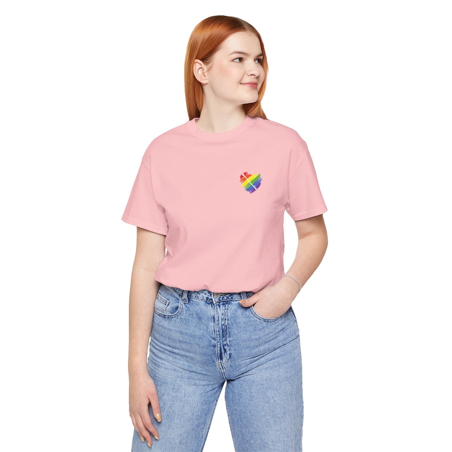 Rainbow Heart | Unisex Short Sleeve Tee