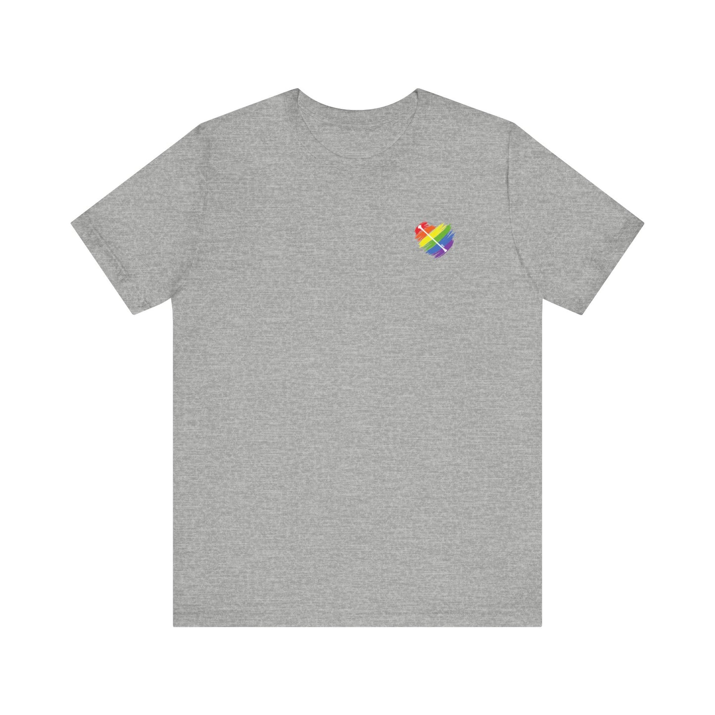 Rainbow Heart | Unisex Short Sleeve Tee