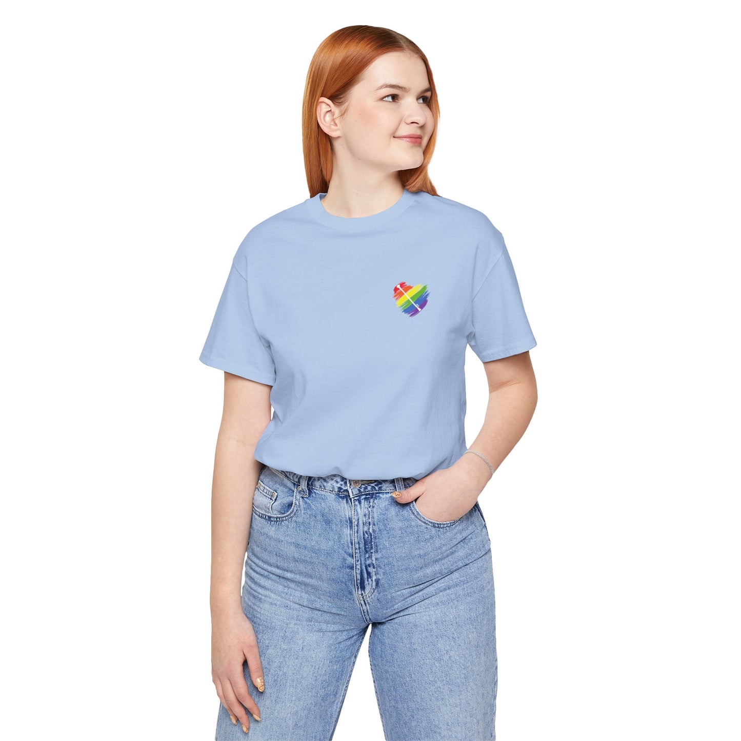 Rainbow Heart | Unisex Short Sleeve Tee