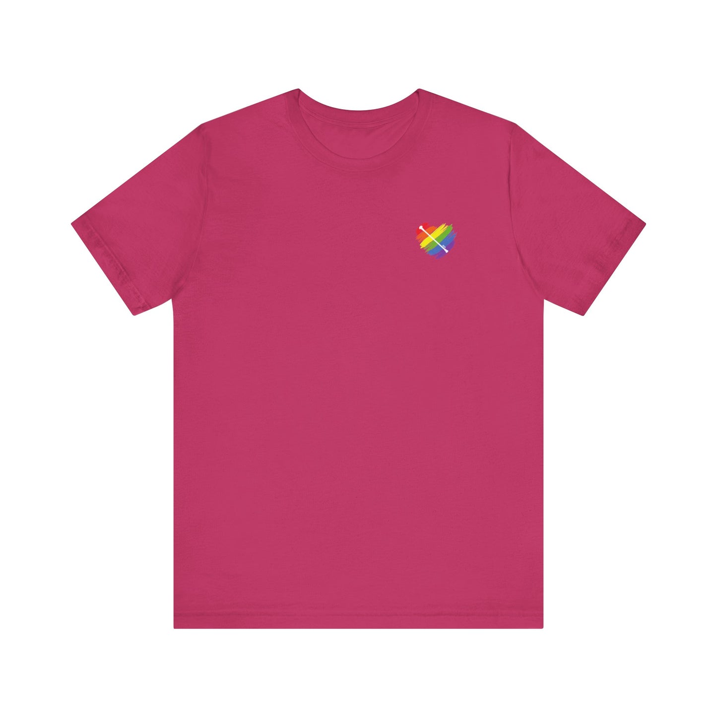 Rainbow Heart | Unisex Short Sleeve Tee