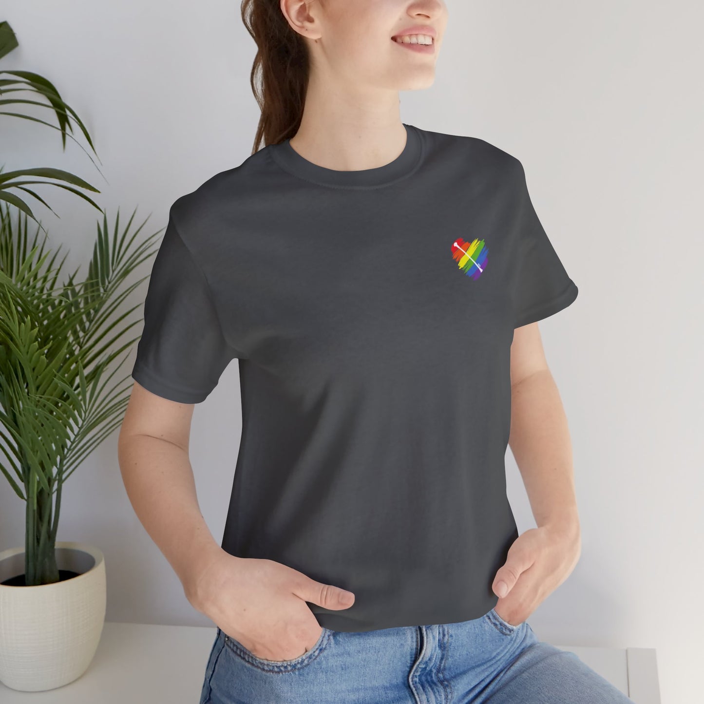 Rainbow Heart | Unisex Short Sleeve Tee