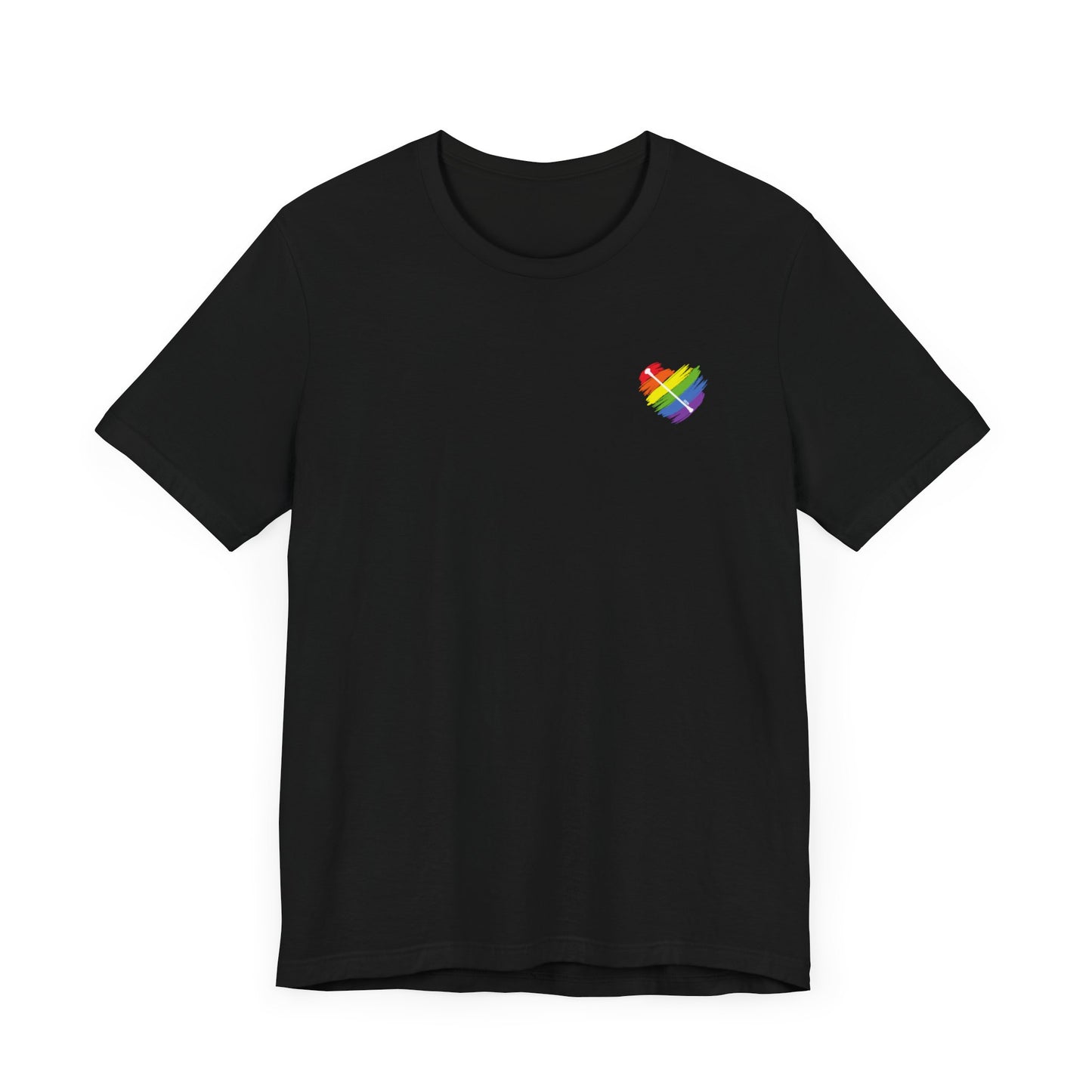 Rainbow Heart | Unisex Short Sleeve Tee