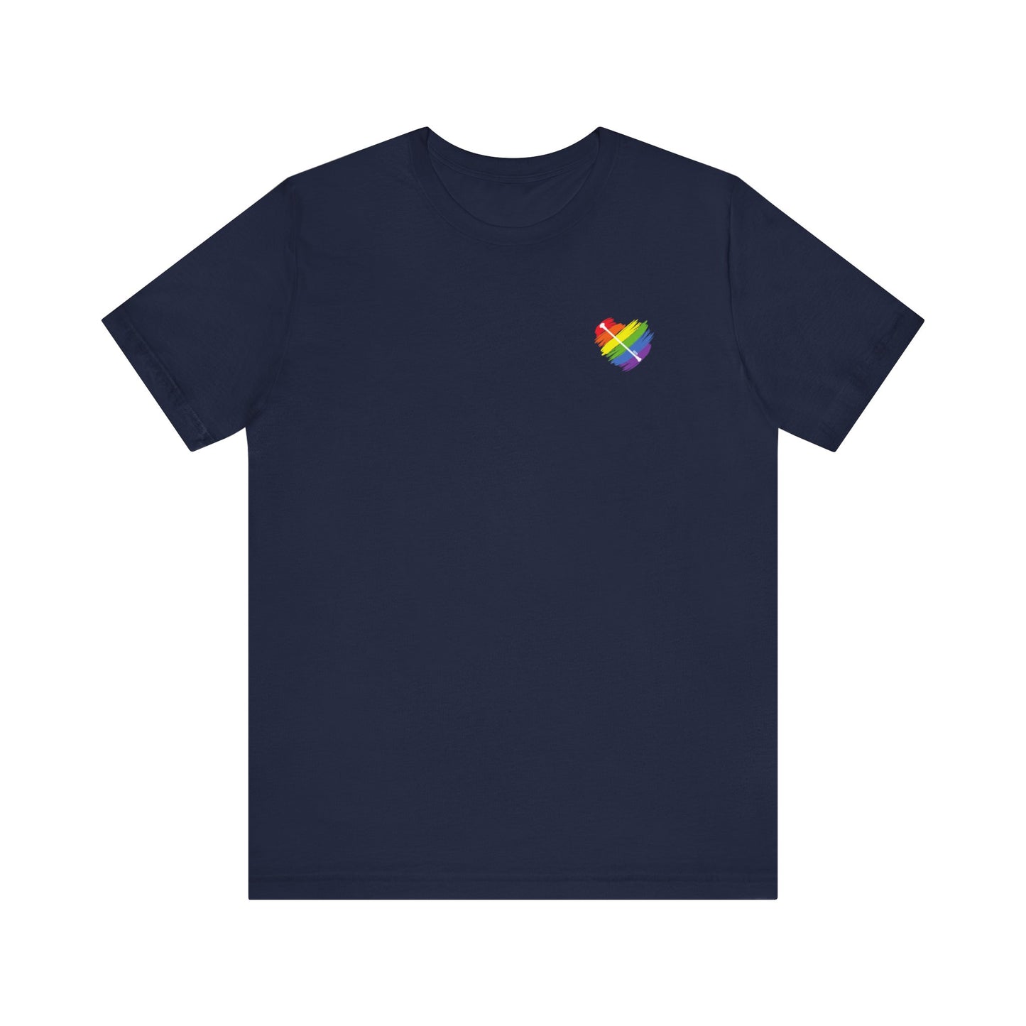 Rainbow Heart | Unisex Short Sleeve Tee