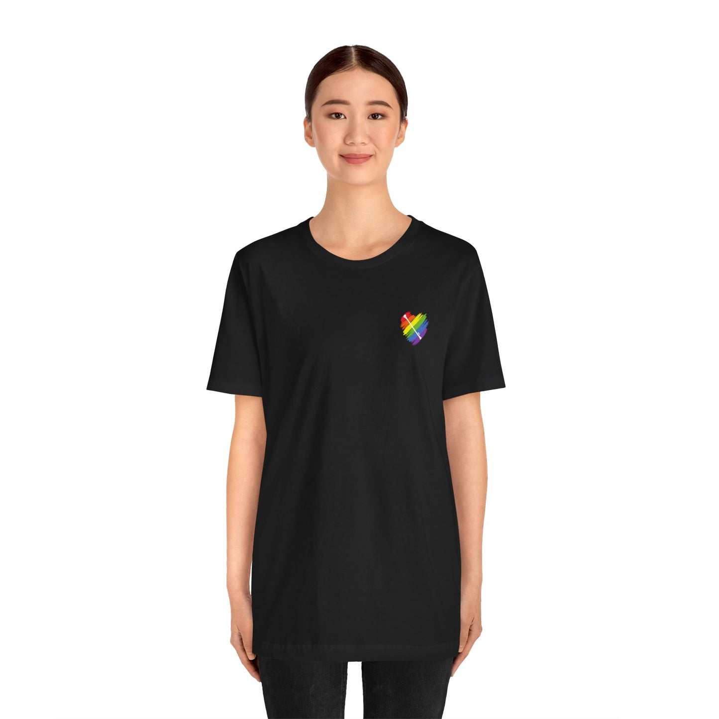 Rainbow Heart | Unisex Short Sleeve Tee