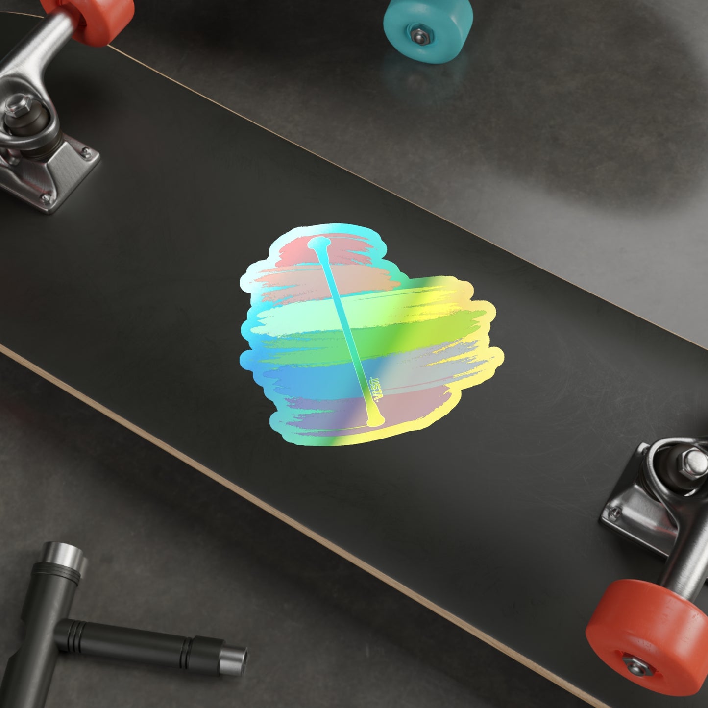 Rainbow | Holographic Die-cut Stickers