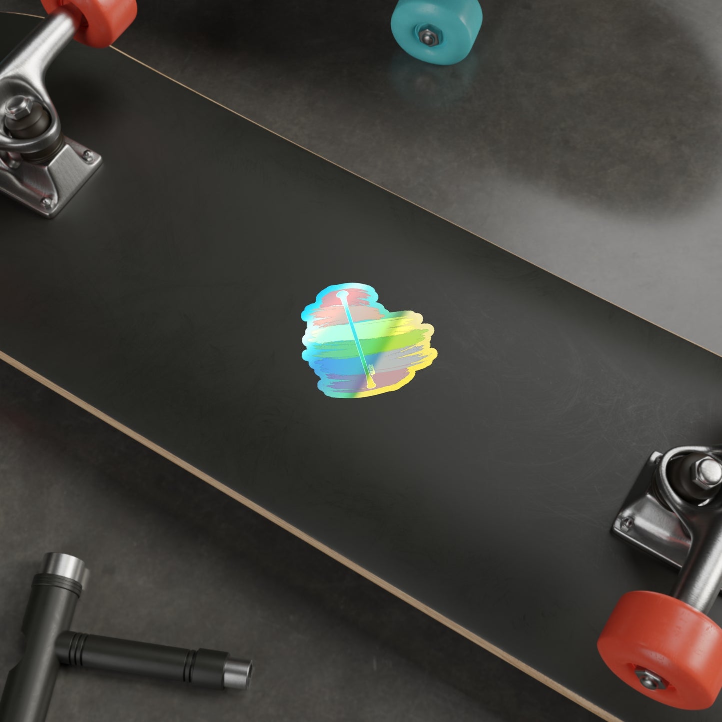 Rainbow | Holographic Die-cut Stickers