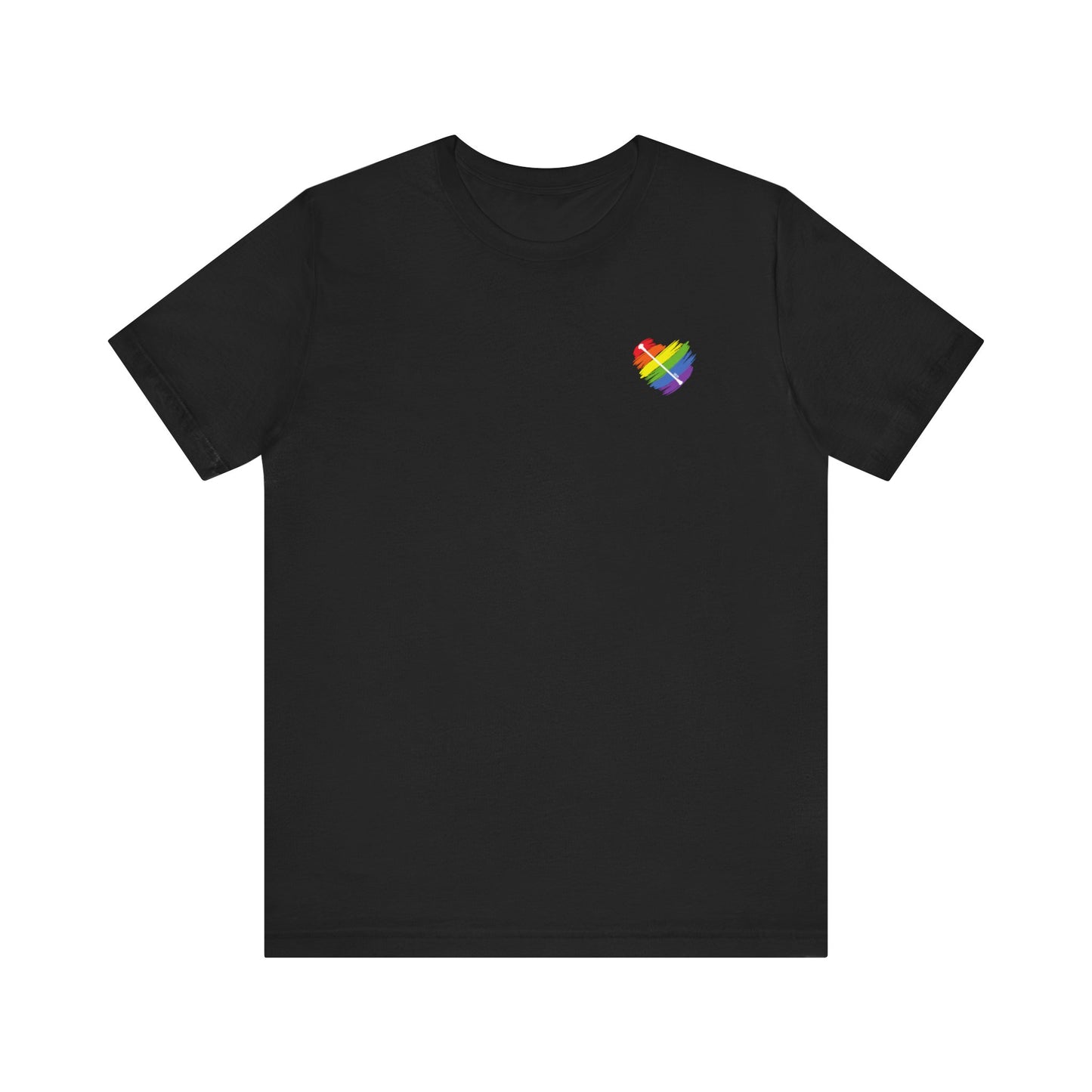 Rainbow Heart | Unisex Short Sleeve Tee